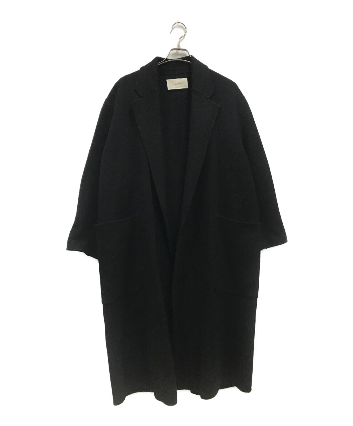 定価¥41800TODAYFUL /21AW/Wool Over Coat BK 38サイズ