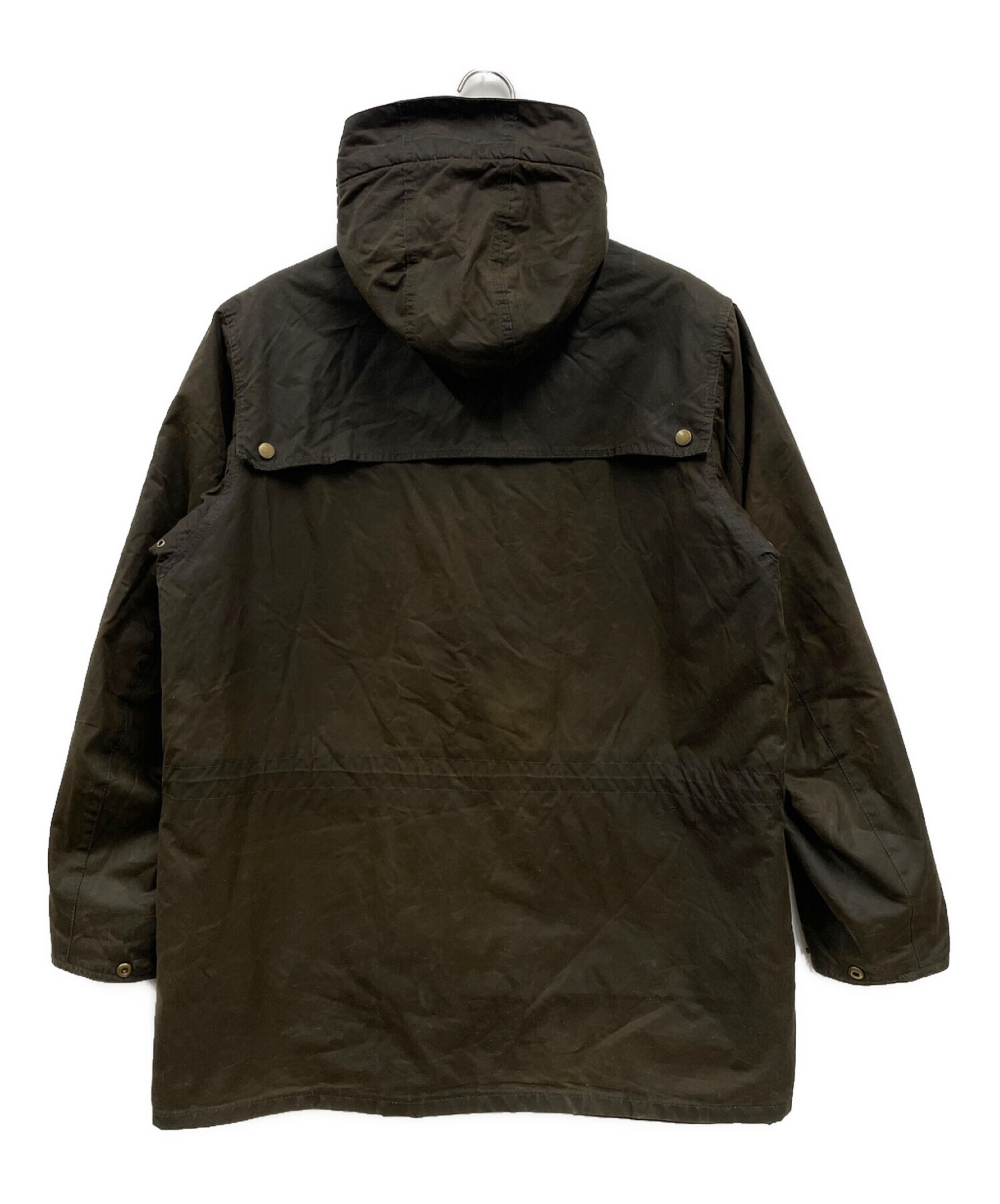 中古・古着通販】Barbour (バブアー) オイルドフーデッドコート カーキ