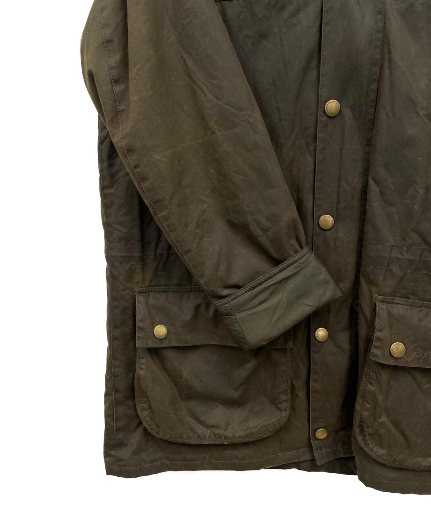 中古・古着通販】Barbour (バブアー) オイルドフーデッドコート カーキ サイズ:L｜ブランド・古着通販 トレファク公式【TREFAC  FASHION】スマホサイト