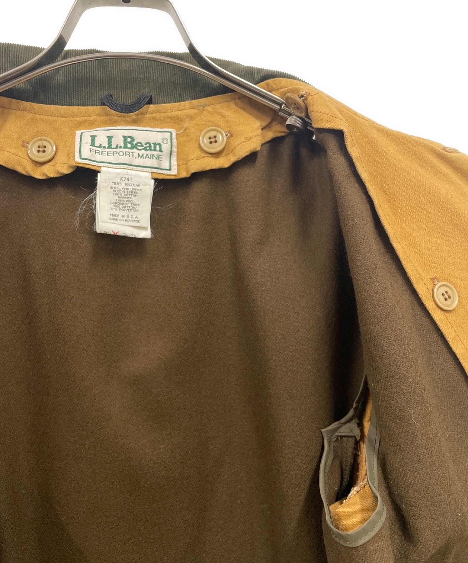 L.L.Bean (エルエルビーン) ハンティングジャケット/K741/70-80年代 ブラウン サイズ:S