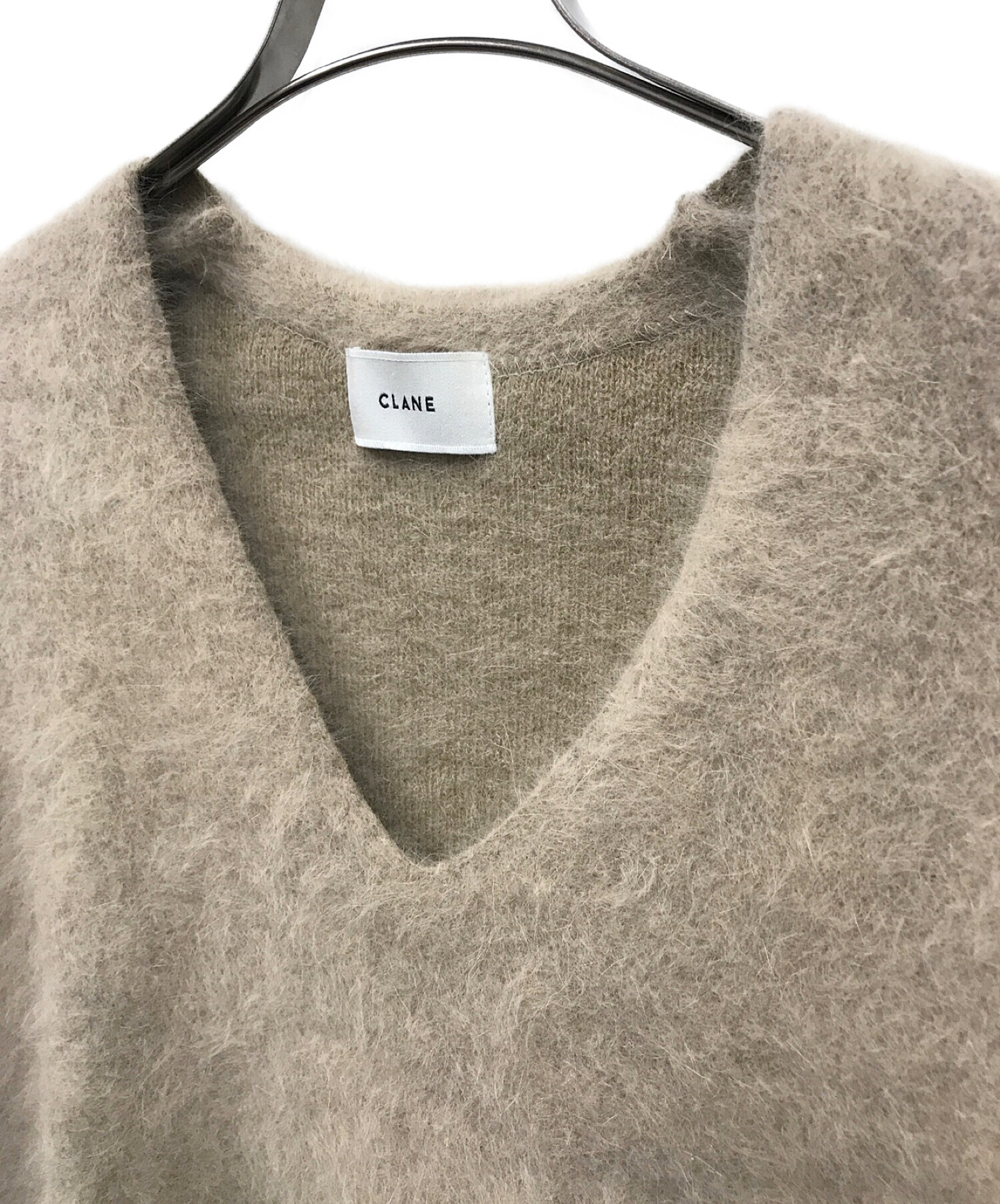 中古・古着通販】CLANE (クラネ) V NECK ANGOLA KNIT/11106-1222