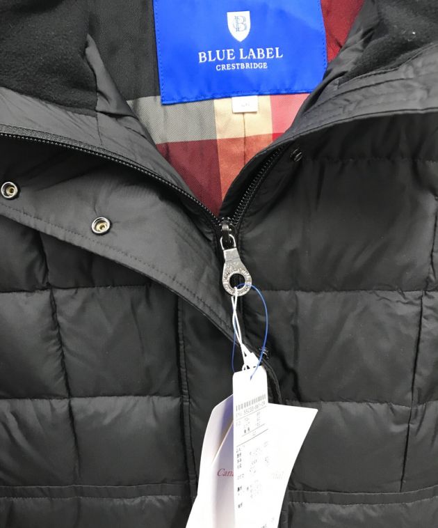 BLUE LABEL CRESTBRIDGE (ブルーレーベルクレストブリッジ) ダウンコート ブラック サイズ:40 未使用品