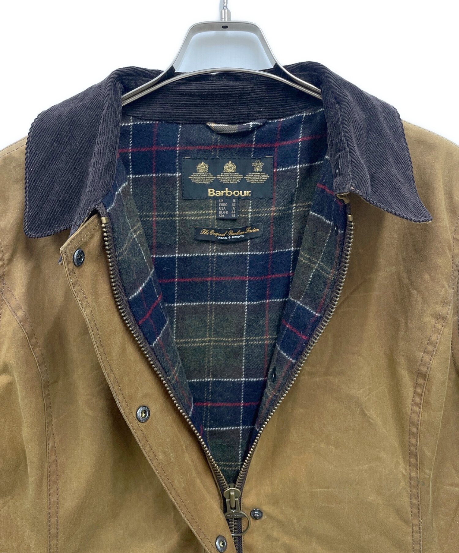 Barbour (バブアー) NEWMARKET JKT/オイルジャケット キャメル サイズ:16