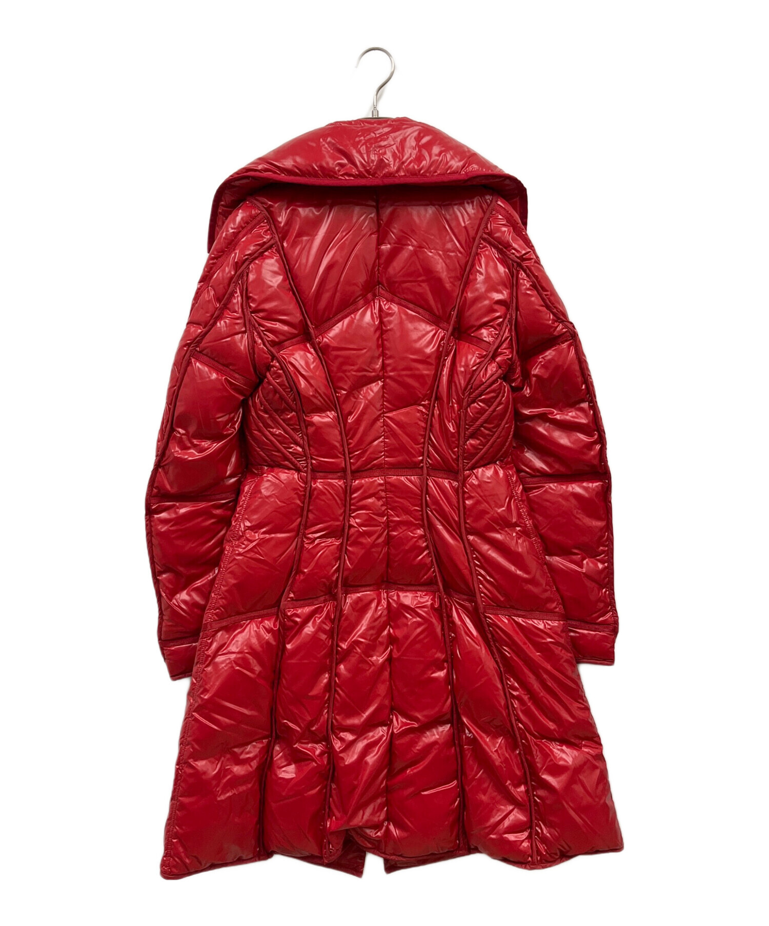 中古・古着通販】MONCLER (モンクレール) NADEGE ロングダウンコート/Z7H0741/ダウンコート/ロングコート レッド サイズ:SIZE  2｜ブランド・古着通販 トレファク公式【TREFAC FASHION】スマホサイト