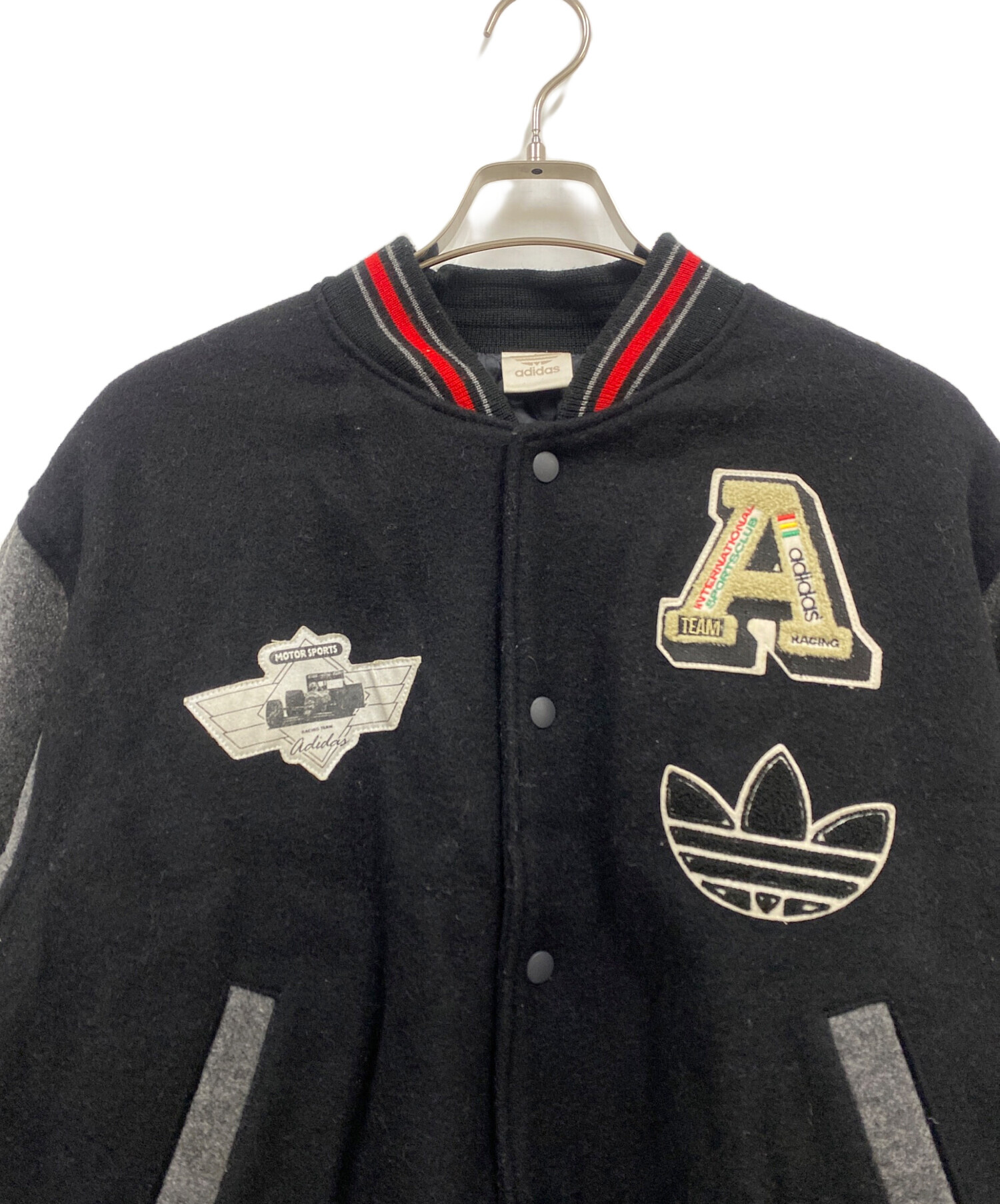 中古・古着通販】adidas (アディダス) 80-90'S/デサント製/80s-90sスタジャン/スタジャン ブラック  サイズ:160｜ブランド・古着通販 トレファク公式【TREFAC FASHION】スマホサイト