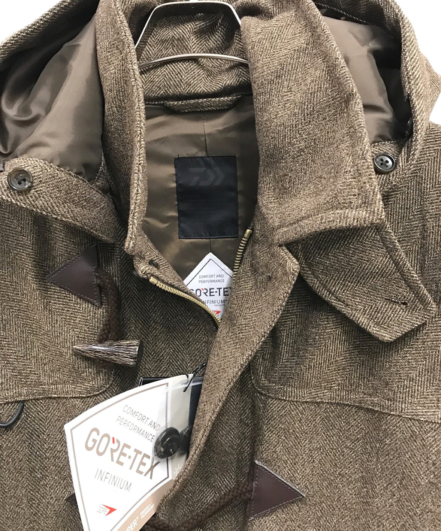 中古・古着通販】DAIWA PIER39 (ダイワ ピア39) GORE-TEX INFINIUM TECH TWEED DUFFLE COAT/BJ-20021W  ブラウン サイズ:L 未使用品｜ブランド・古着通販 トレファク公式【TREFAC FASHION】スマホサイト