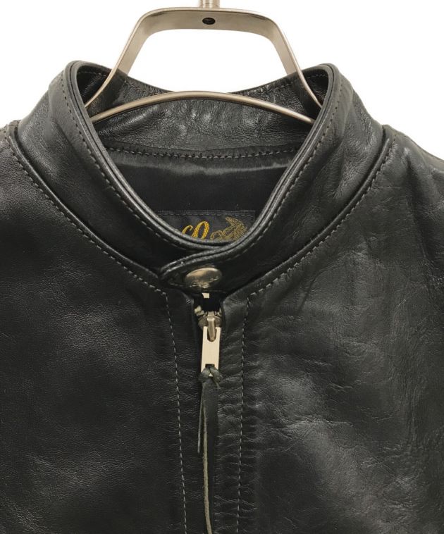 ヴィンテージ　ライダース　BROOKS leather jacket サイズ32素材本革