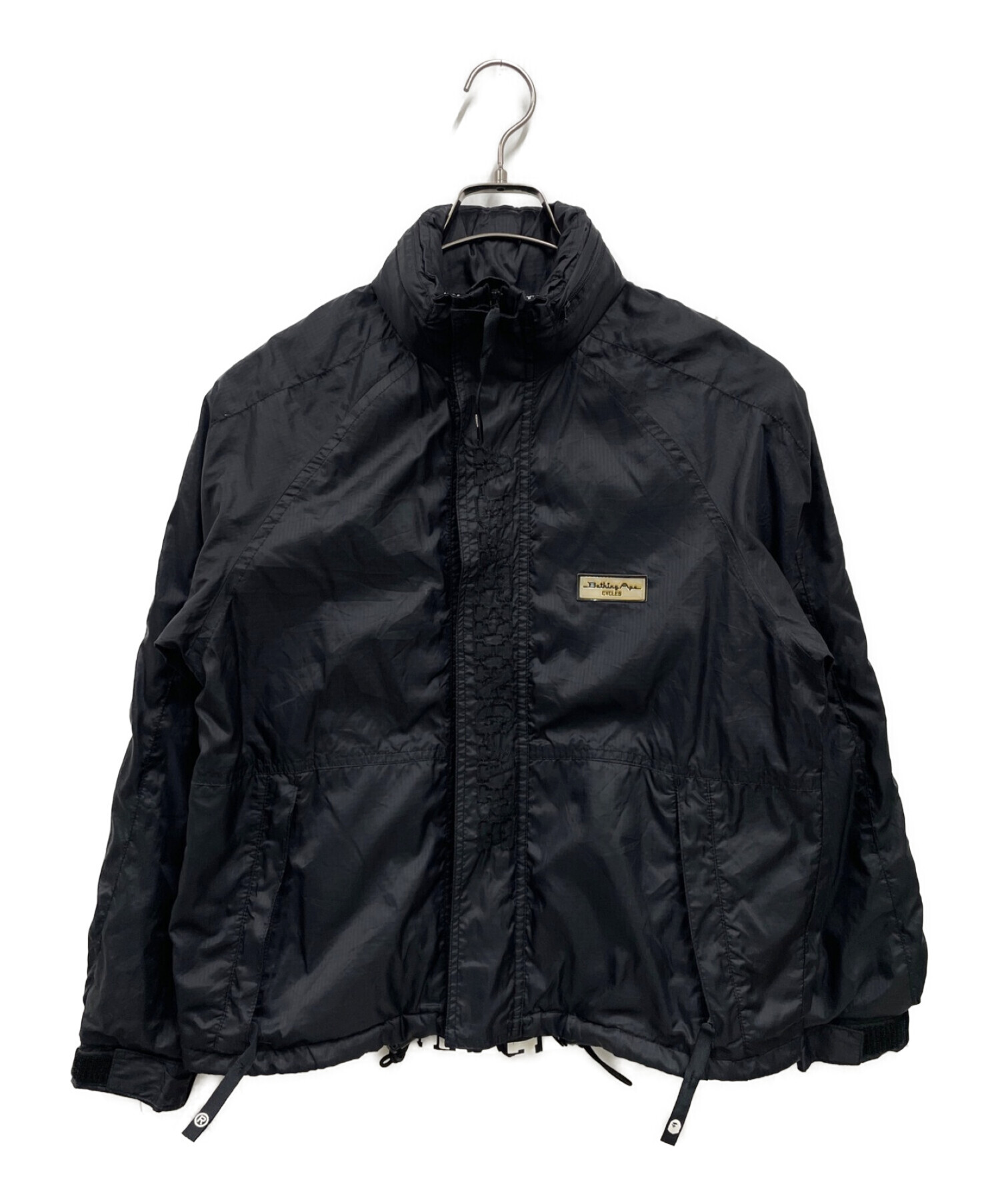 中古・古着通販】A BATHING APE (アベイシングエイプ) CYCLE JKT ブラック サイズ:S｜ブランド・古着通販  トレファク公式【TREFAC FASHION】スマホサイト