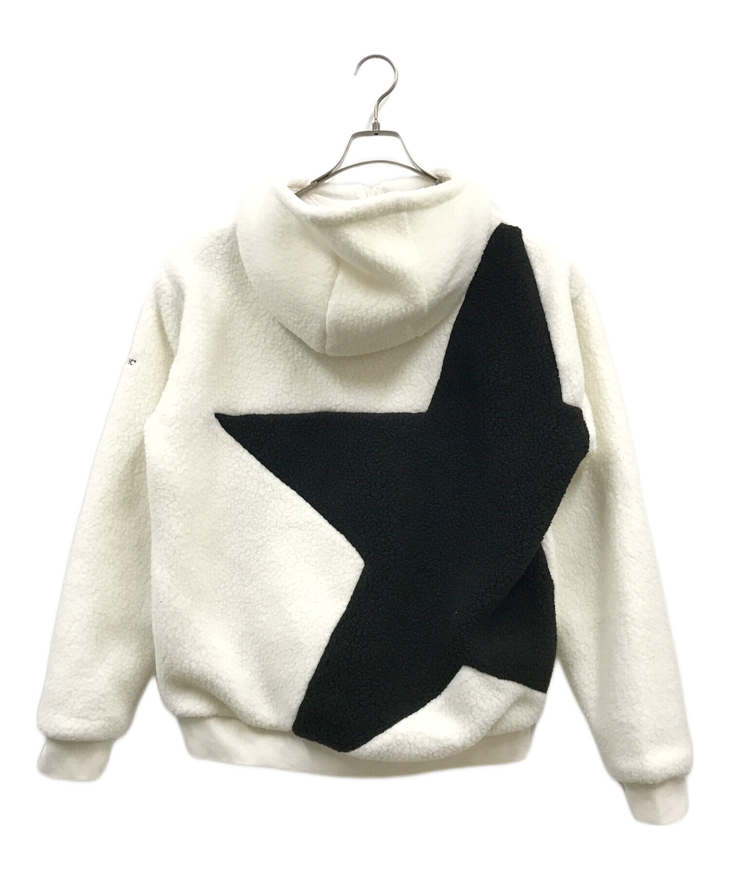 F.C.R.B. (エフシーアールビー) F.C.R.B./POLARTEC BOA FLEECE BIG STAR  HOODIE/ポーラテックボアフリースビッグスターフーディ/FCRB-202057 ホワイト サイズ:S