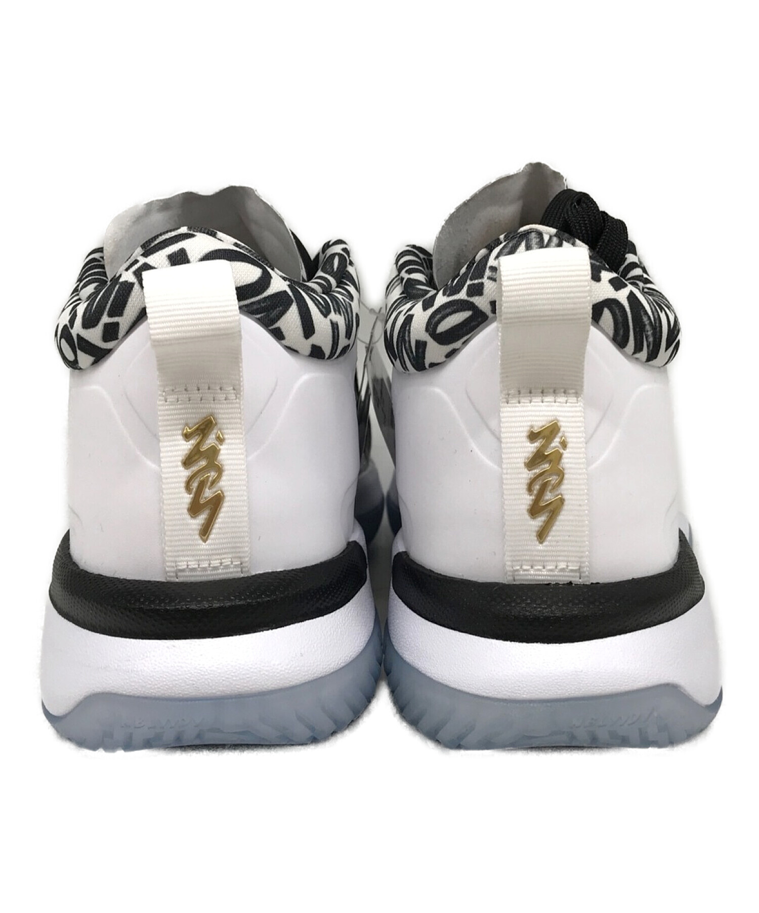 NIKE (ナイキ) JORDAN ZION 1 PF BLACK/METALLIC GOLD-WHITE ブラック×ホワイト サイズ:28.5  未使用品