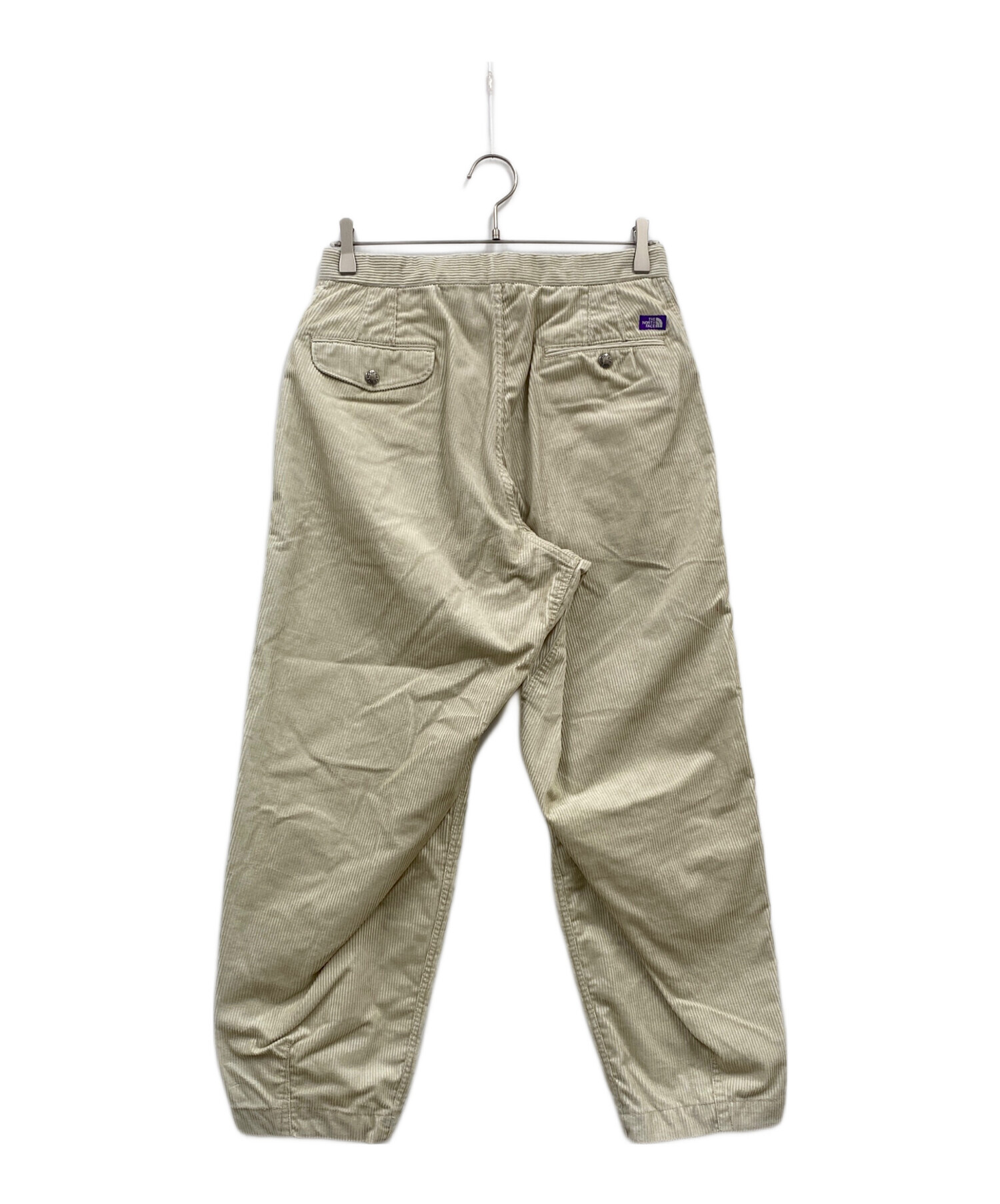 中古・古着通販】THE NORTHFACE PURPLELABEL (ザ・ノースフェイス パープルレーベル) Corduroy Wide  Tapered Pants/太皷. コーデュロイワイドテーパードパンツ/NT5259N アイボリー サイズ:W30｜ブランド・古着通販  トレファク公式【TREFAC FASHION】スマホサイト