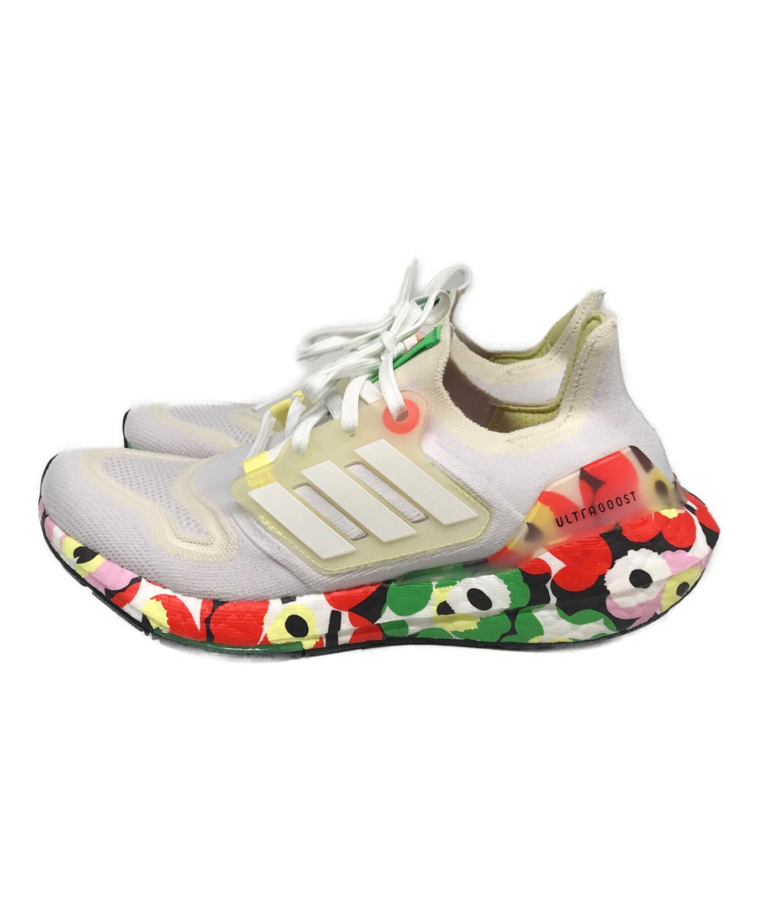 adidas (アディダス) marimekko (マリメッコ) ULTRABOOST 22 X MARIMEKKO ホワイト サイズ:24.5  未使用品