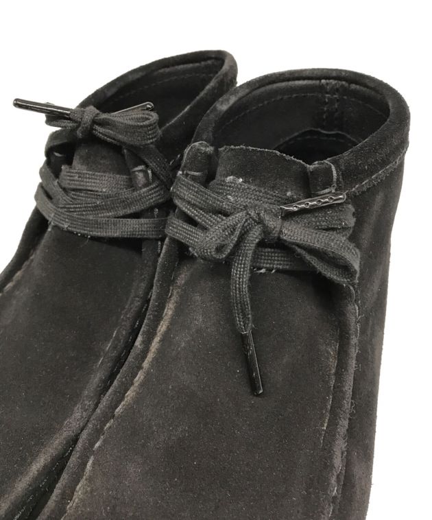 中古・古着通販】CLARKS (クラークス) ワラビーブーツ ブラック サイズ