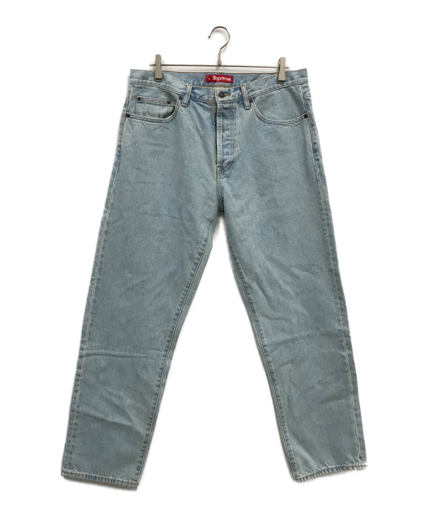 Supreme (シュプリーム) 23SS Washed Regular Jeans/デニムパンツ ブルー サイズ:34 未使用品