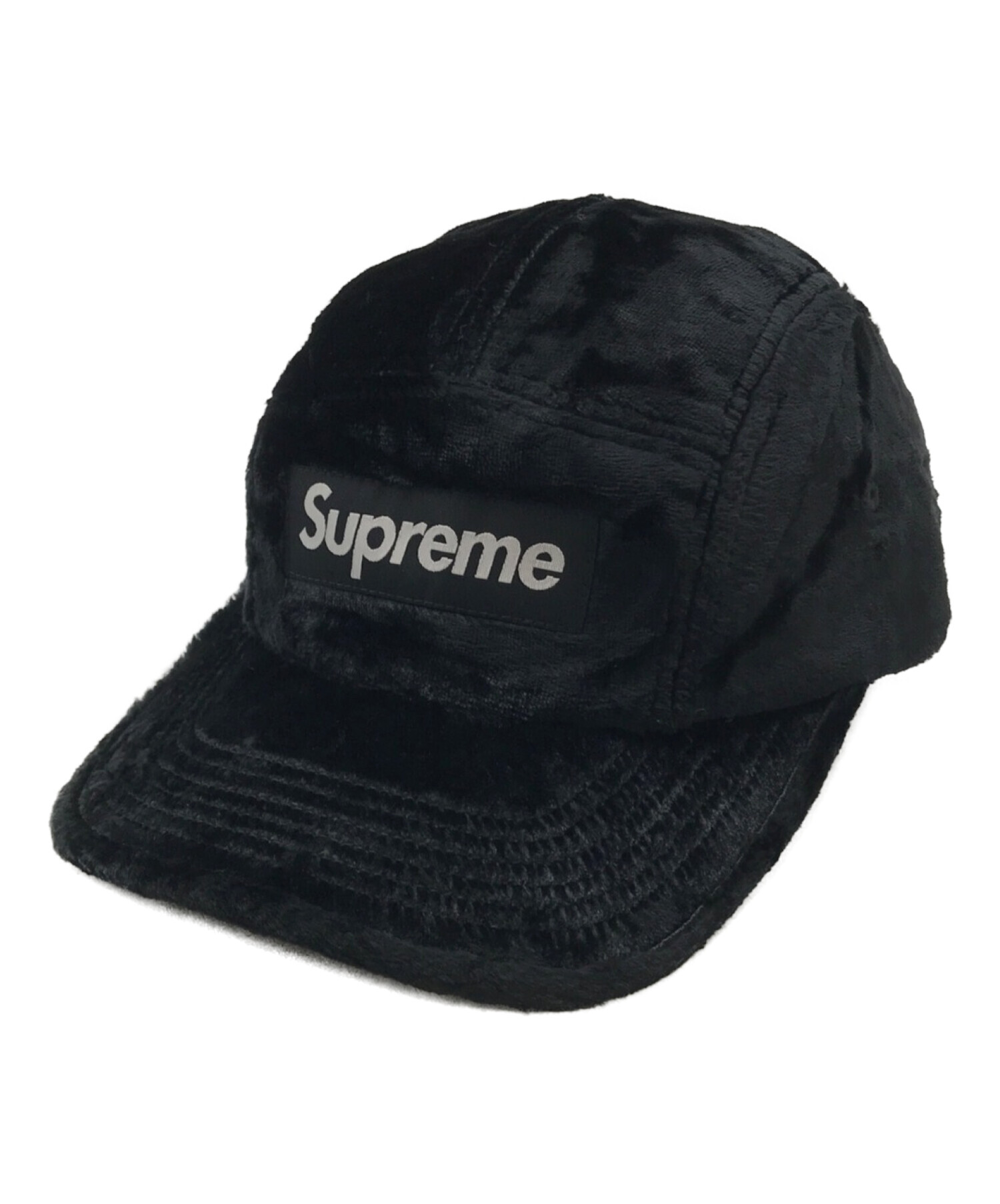 中古・古着通販】Supreme (シュプリーム) Crushed Velvet Camp Cap ...