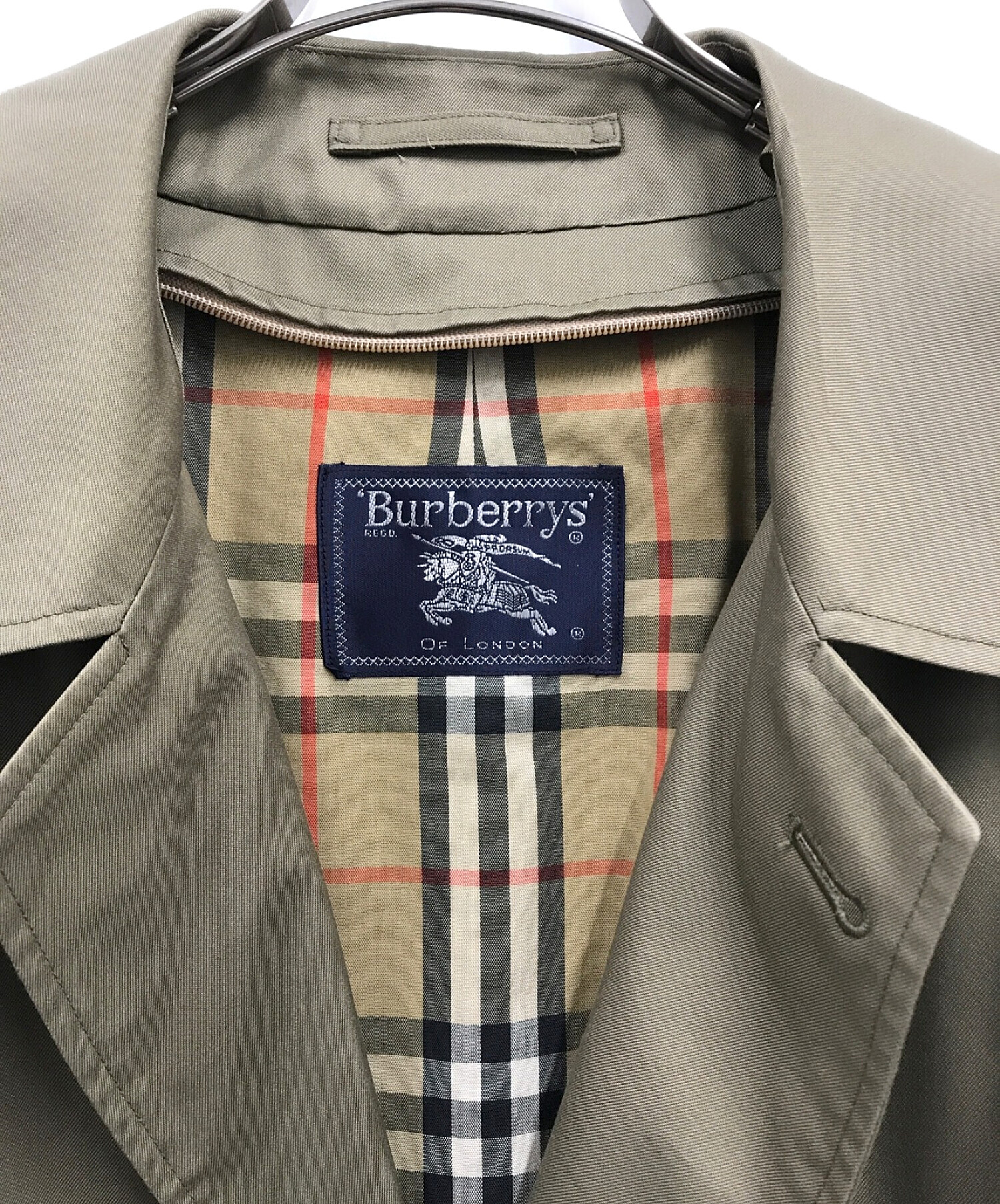 Burberry's (バーバリーズ) 裏地ノバチェックバルマカーンコート ベージュ サイズ:38