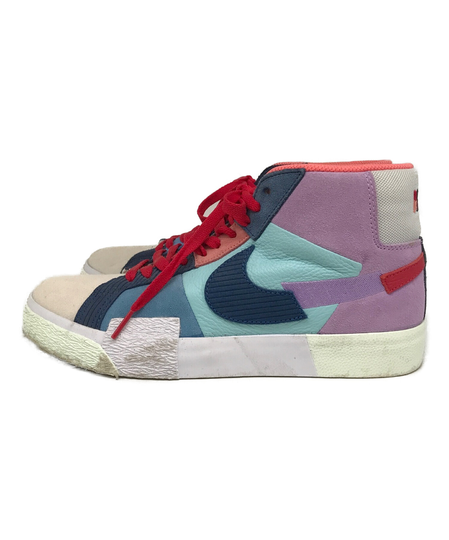 中古・古着通販】NIKE (ナイキ) SB ZOOM BLAZER MID PRM/ハイカットスニーカー ブルー×パープル  サイズ:26.5｜ブランド・古着通販 トレファク公式【TREFAC FASHION】スマホサイト