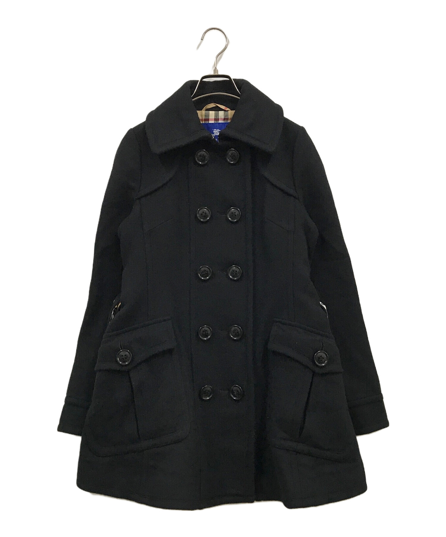 BURBERRY BLUE LABEL (バーバリーブルーレーベル) コート/FNF08-866-09 ブラック サイズ:M