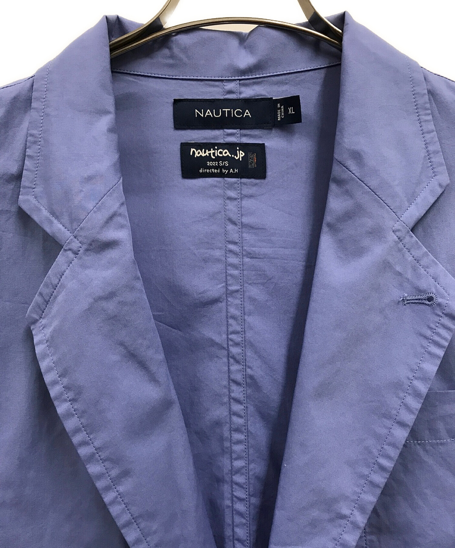 NAUTICA (ノーティカ) A.O.R Shirt A.H テーラードジャケット/222-1534 ブルー サイズ:XL