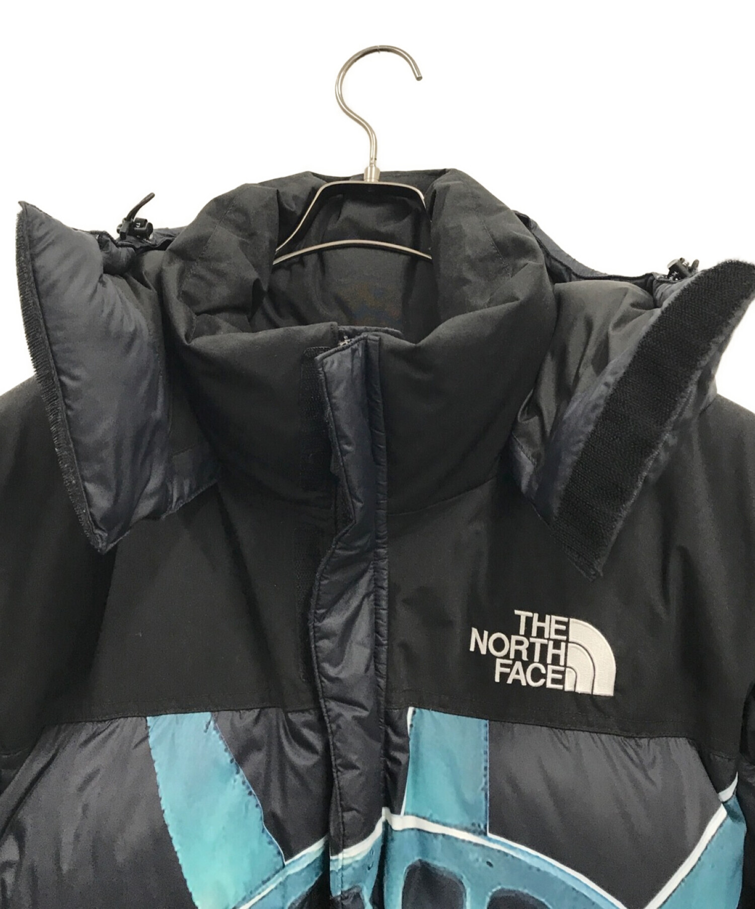 THE NORTH FACE (ザ ノース フェイス) SUPREME (シュプリーム) Statue Of Liberty Baltro  Jacket Black/ダウンジャケット ブラック×ブルー サイズ:M