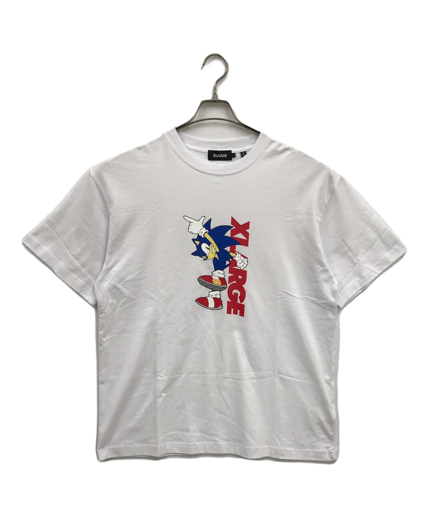 中古・古着通販】X-LARGE (エクストララージ) ソニックコラボプリントTシャツ/101223011064 ホワイト サイズ:L  未使用品｜ブランド・古着通販 トレファク公式【TREFAC FASHION】スマホサイト