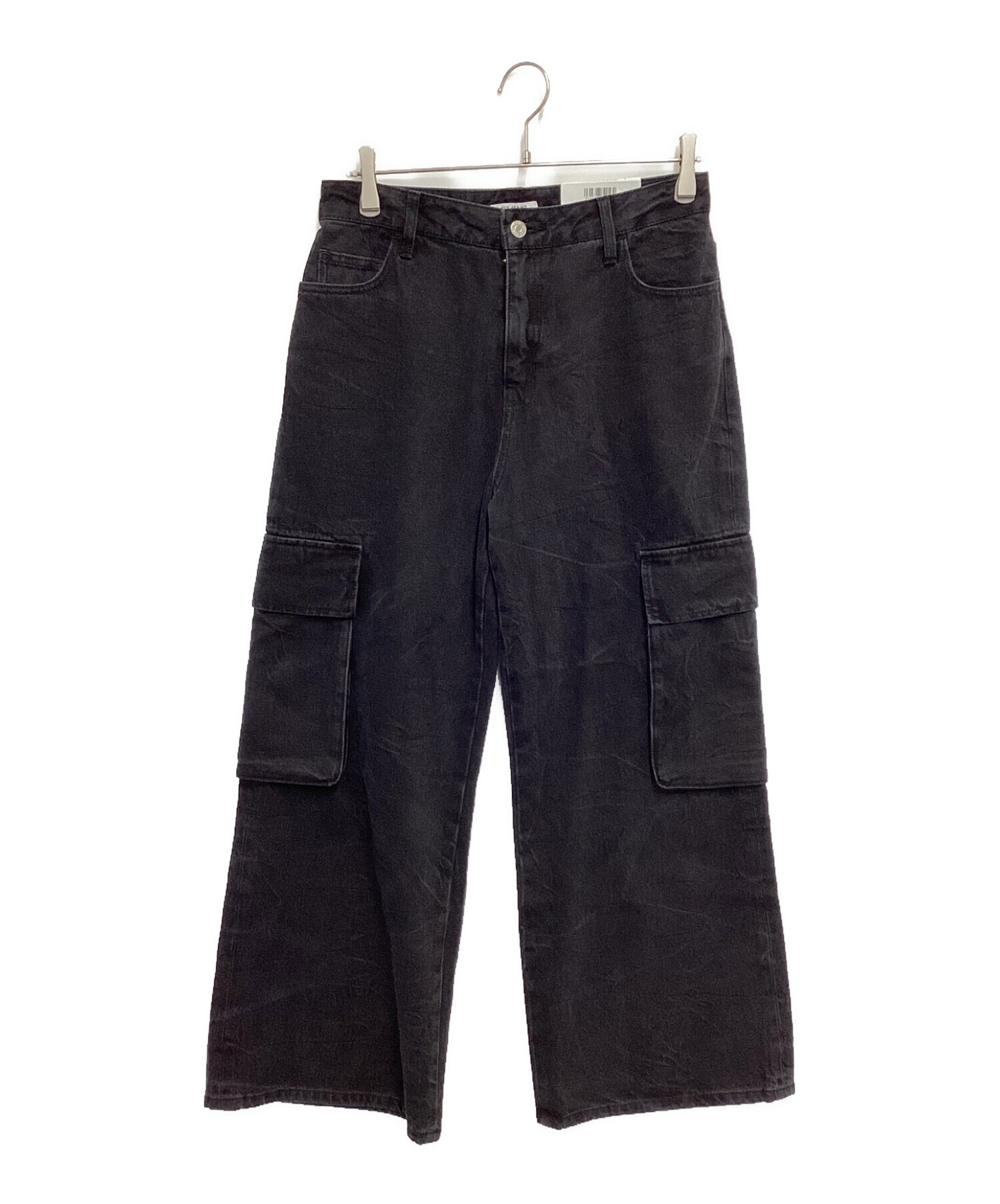 中古・古着通販】SLY (スライ) デニムカーゴパンツ/CRACK WASH LW DENIM PT-E ブラック サイズ:2  未使用品｜ブランド・古着通販 トレファク公式【TREFAC FASHION】スマホサイト