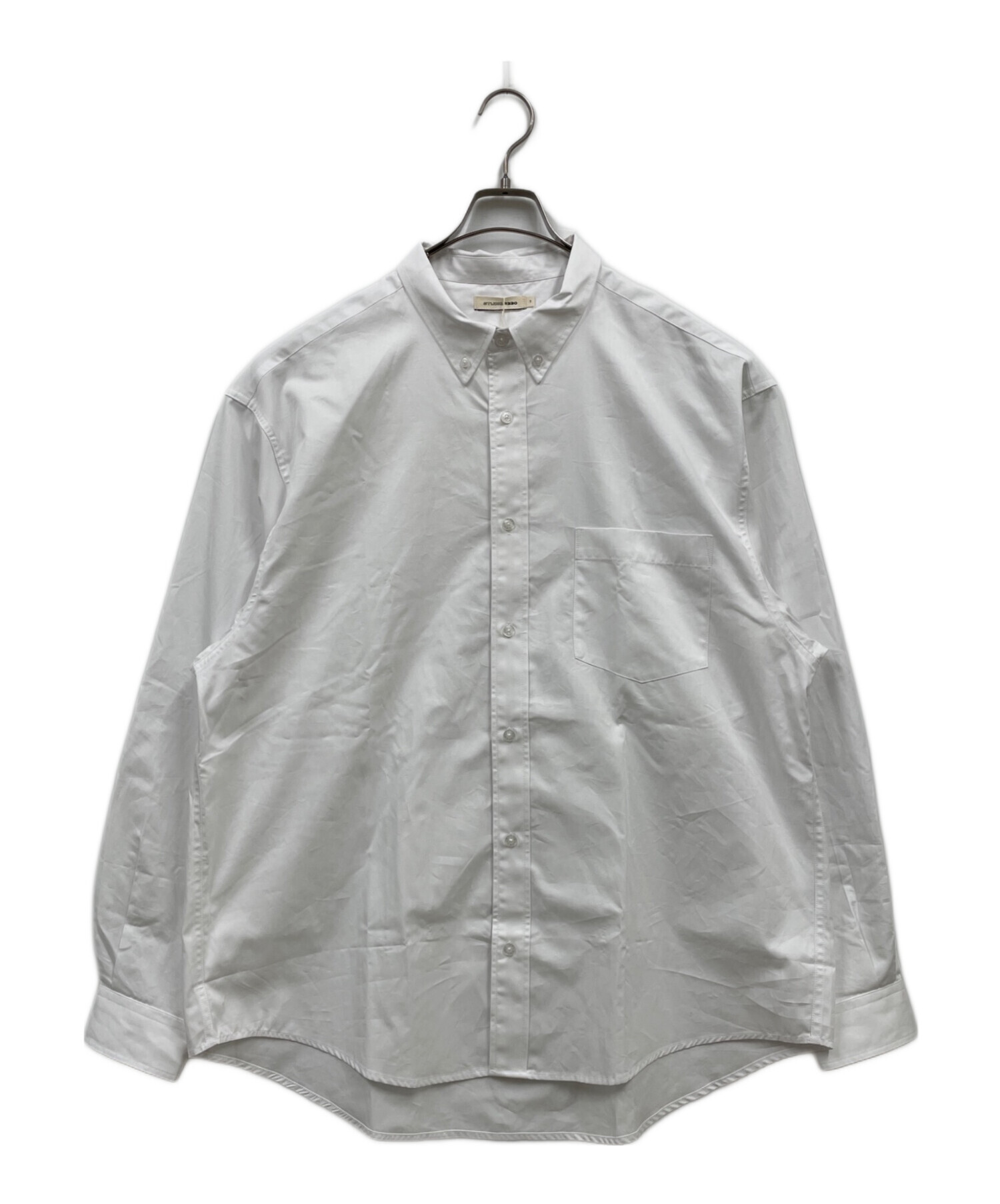 中古・古着通販】STUDIO R330 (ステュディオ アールスリーサーティー) WHITE COTTON SHIRT - OVERSIZED  FIT/オーバーシャツ/オーバーサイズシャツ/シャツ/SH21170-IT ホワイト サイズ:M 未使用品｜ブランド・古着通販  トレファク公式【TREFAC FASHION】スマホサイト