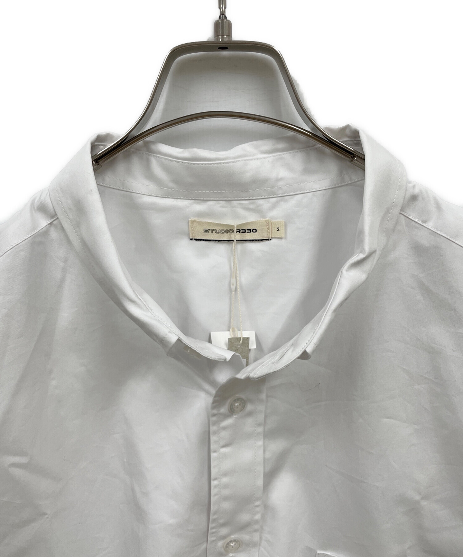 中古・古着通販】STUDIO R330 (ステュディオ アールスリーサーティー) WHITE COTTON SHIRT - OVERSIZED  FIT/オーバーシャツ/オーバーサイズシャツ/シャツ/SH21170-IT ホワイト サイズ:M 未使用品｜ブランド・古着通販  トレファク公式【TREFAC FASHION】スマホサイト