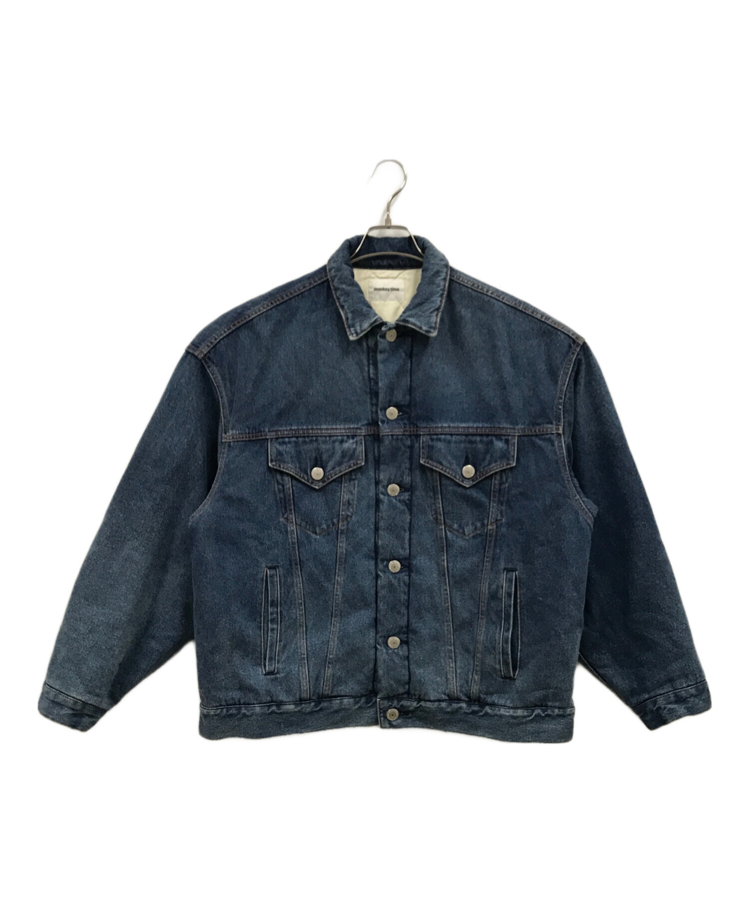 中古・古着通販】MONKEY TIME (モンキータイム) PDD DENIM TRUCKER JACKET ind/ジャケット/デニムジャケット//83256991637  ブルー サイズ:L｜ブランド・古着通販 トレファク公式【TREFAC FASHION】スマホサイト