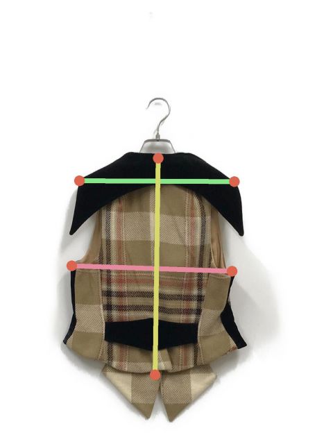 【中古・古着通販】Vivienne Westwood (ヴィヴィアンウエストウッド) ウールベルベットベスト/ベスト/ジレ/オールドヴィヴィアン/OLD  Vivienne Westwood/代理店表記無し /イタリア製 ベージュ サイズ:40｜ブランド・古着通販 トレファク公式【TREFAC ...