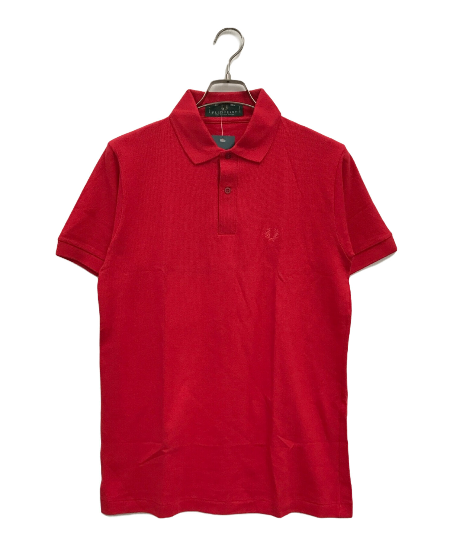 FRED PERRY (フレッドペリー) ポロシャツ レッド サイズ:40 未使用品