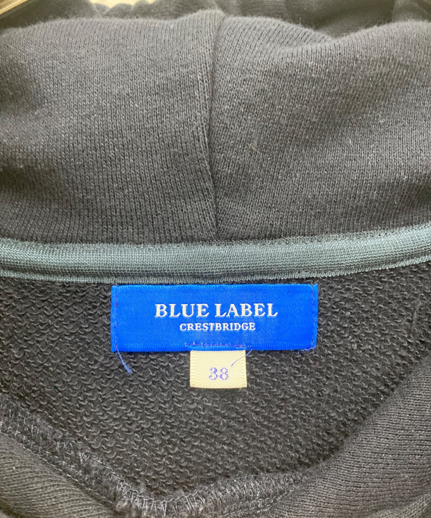 中古・古着通販】BLUE LABEL CRESTBRIDGE (ブルーレーベルクレストブリッジ) 【オンラインストア限定】 バックプリーツパーカーワンピース/55J85675 ネイビー サイズ:38｜ブランド・古着通販 トレファク公式【TREFAC  FASHION】スマホサイト