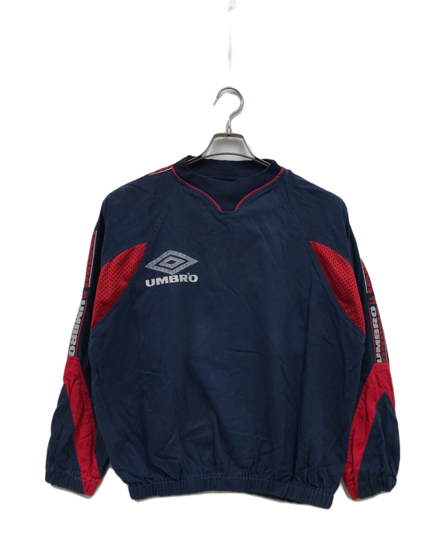 中古・古着通販】UMBRO (アンブロ) ドリルトッププルオーバー/ドリルトッププルオーバー/青タグ/90ｓ/90年代/スウェット ネイビー  サイズ:M｜ブランド・古着通販 トレファク公式【TREFAC FASHION】スマホサイト