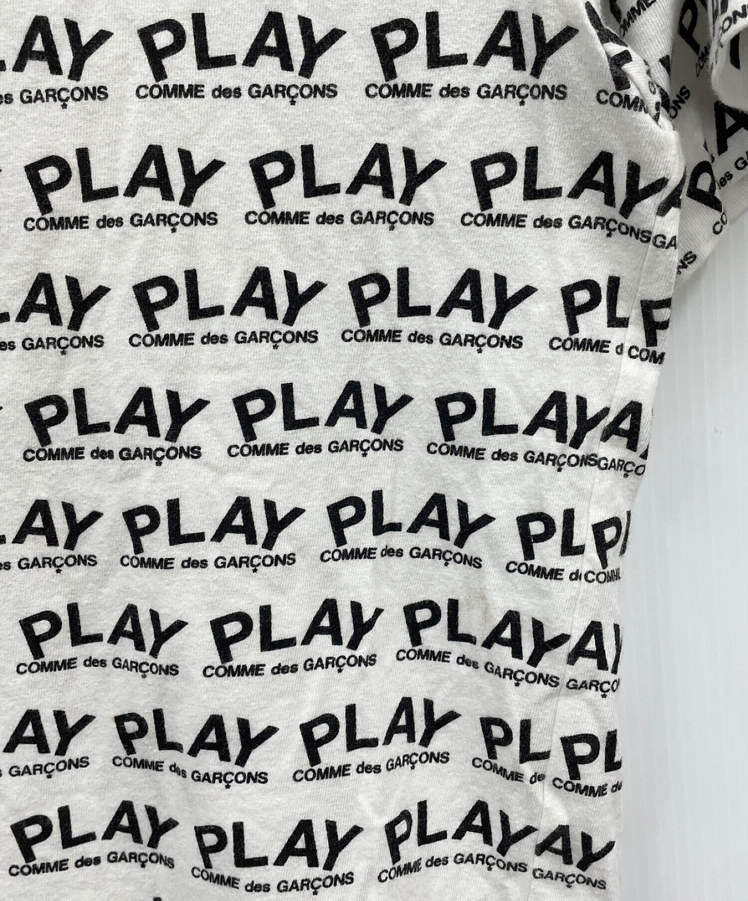 中古・古着通販】PLAY COMME des GARCONS (プレイ コムデギャルソン) ロゴＴシャツ/AZ-T036 ホワイト  サイズ:Ｍ｜ブランド・古着通販 トレファク公式【TREFAC FASHION】スマホサイト