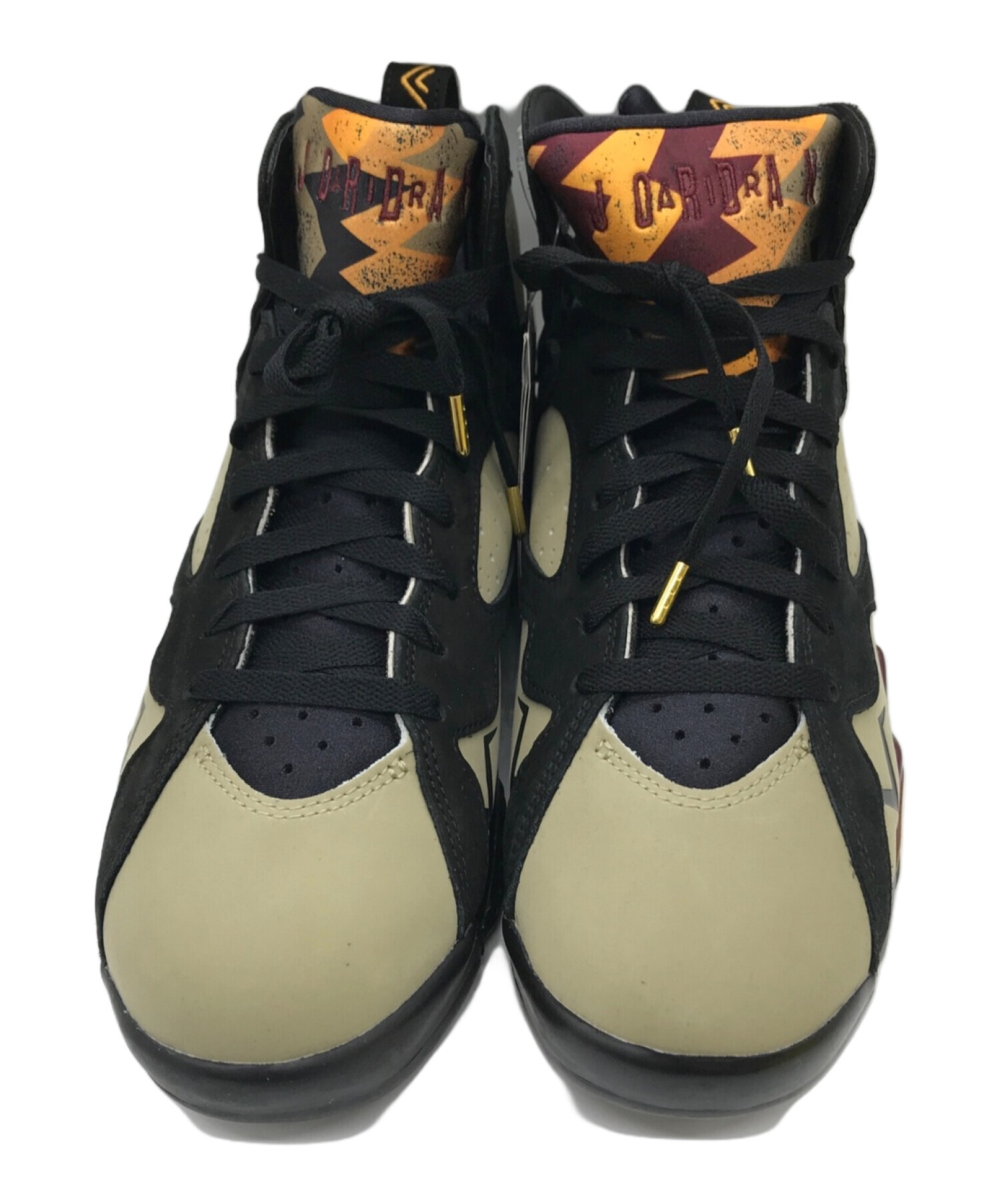 中古・古着通販】NIKE (ナイキ) エアジョーダン 7 レトロ/AIR JORDAN 7 RETRO SE BLACK/CHERRYWOOD  カーキ×ブラック×イエロー サイズ:28 未使用品｜ブランド・古着通販 トレファク公式【TREFAC FASHION】スマホサイト