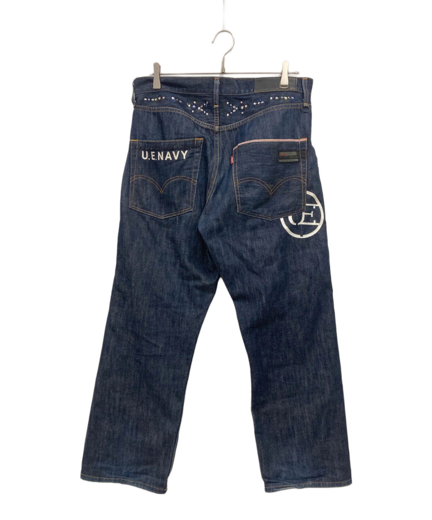 中古・古着通販】LEVI'S FENOM (リーバイス・フェノム) FRAGMENT DESIGN (フラグメントデザイン)  ラインストーンジップデニムパンツ インディゴ サイズ:34×32｜ブランド・古着通販 トレファク公式【TREFAC FASHION】スマホサイト