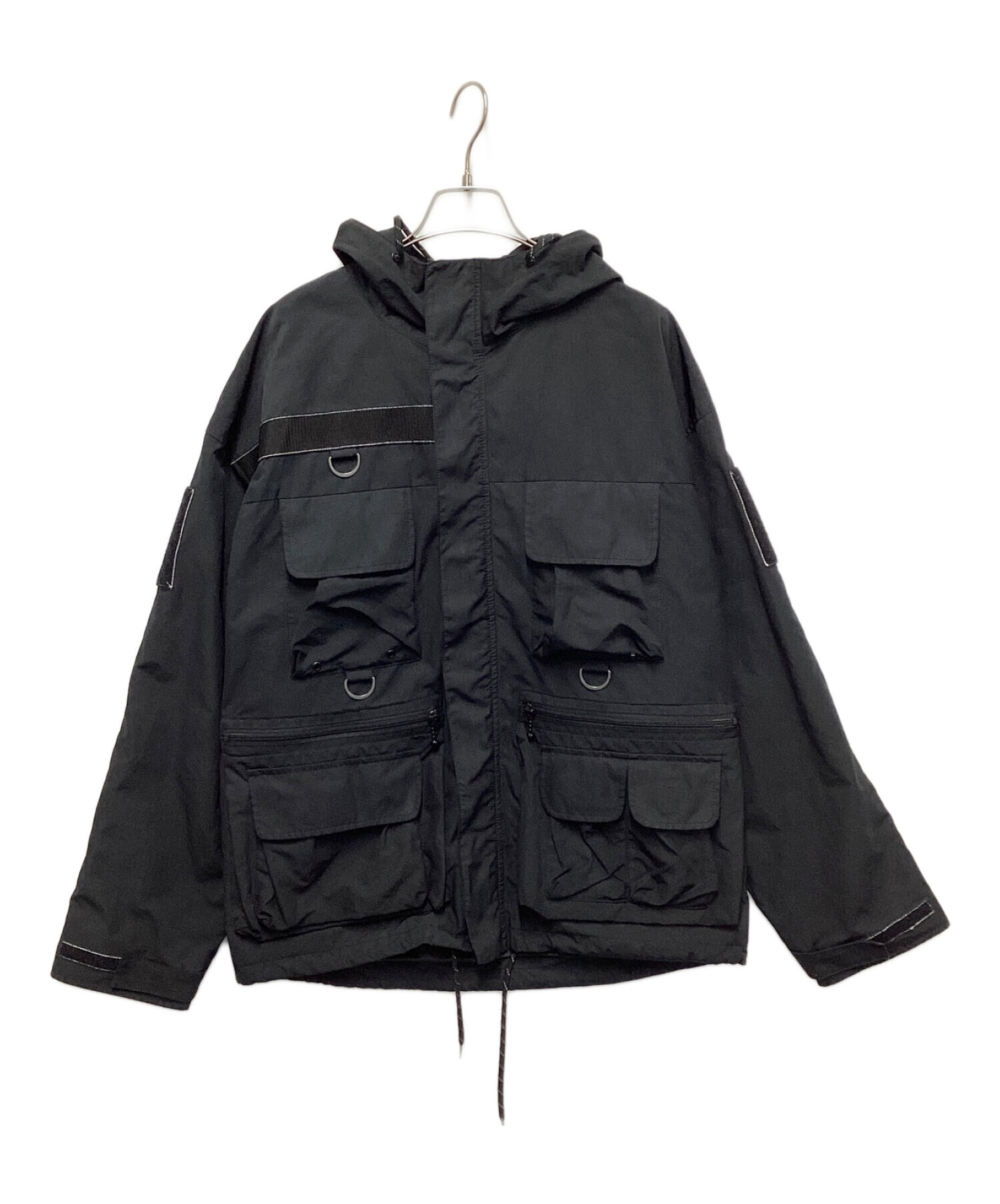 中古・古着通販】MONKEY TIME (モンキータイム) PE/N MULTI POCKET JACKET/ブルゾン ブラック  サイズ:S｜ブランド・古着通販 トレファク公式【TREFAC FASHION】スマホサイト