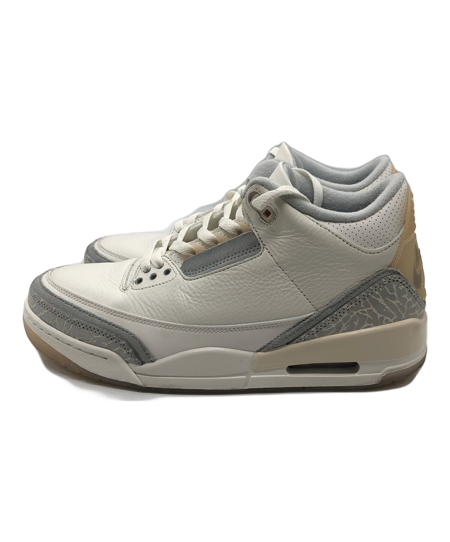 中古・古着通販】NIKE (ナイキ) AIR JORDAN 3 RETRO CRAFT/FJ9479-100 アイボリー サイズ:27cm｜ブランド・古着通販  トレファク公式【TREFAC FASHION】スマホサイト