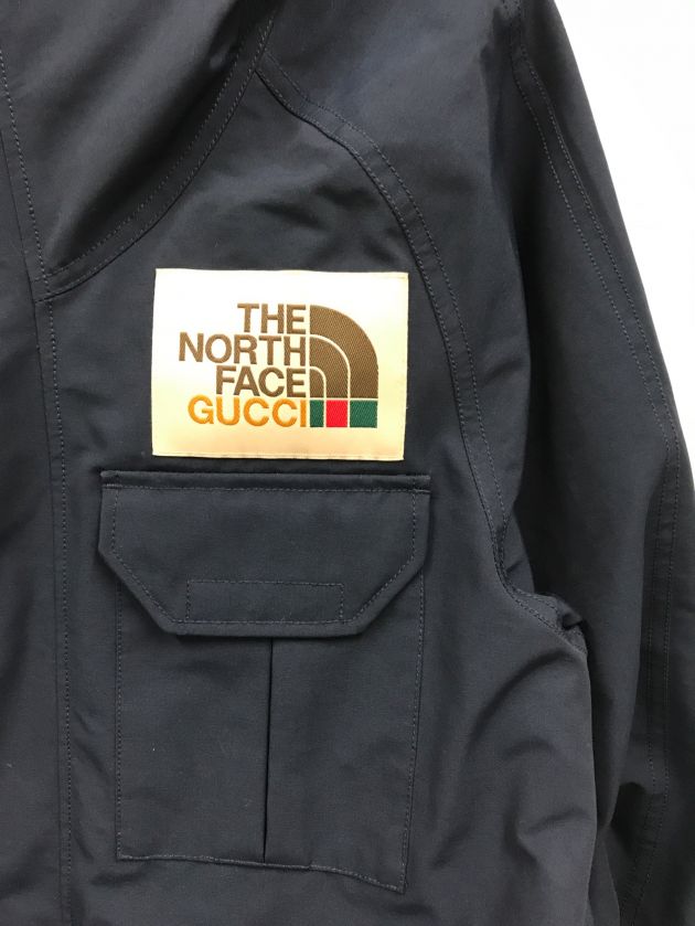 中古・古着通販】GUCCI (グッチ) THE NORTH FACE (ザ ノース フェイス) GUCCI×THE NORTH FACEコラボ/マウンテンパーカーナイロン  マウンテンジャケット/649245 ZKRXK ネイビー サイズ:S｜ブランド・古着通販 トレファク公式【TREFAC FASHION】スマホサイト