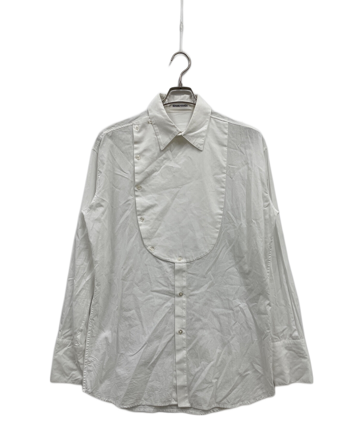 中古・古着通販】KEISUKE YOSHIDA (ケイスケヨシダ) deformation dress shirt/ドレスシャツ/KY19SS002/ シャツ/ブラウス ホワイト サイズ:Ｆ｜ブランド・古着通販 トレファク公式【TREFAC FASHION】スマホサイト