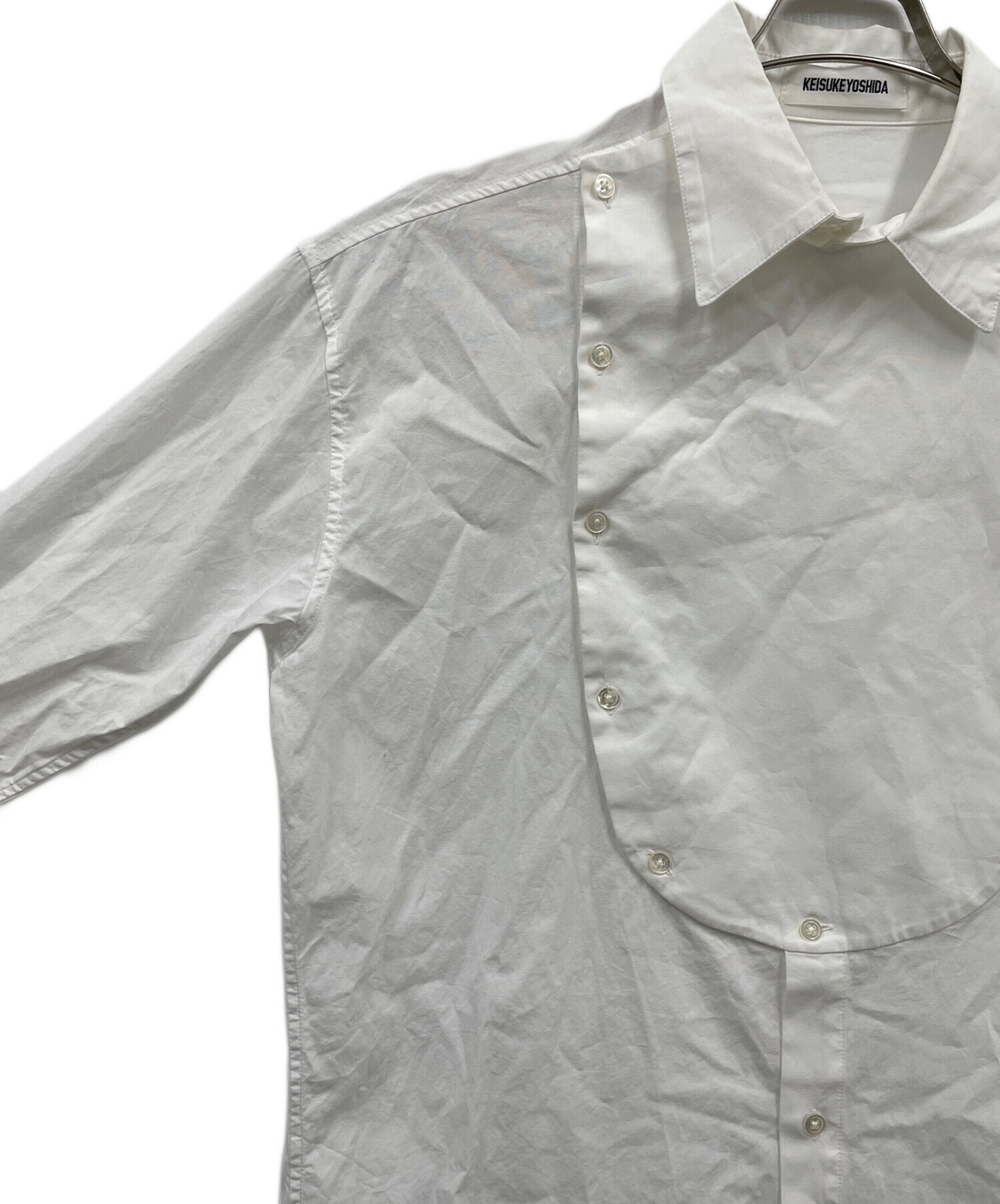 中古・古着通販】KEISUKE YOSHIDA (ケイスケヨシダ) deformation dress  shirt/ドレスシャツ/KY19SS002/シャツ/ブラウス ホワイト サイズ:Ｆ｜ブランド・古着通販 トレファク公式【TREFAC  FASHION】スマホサイト