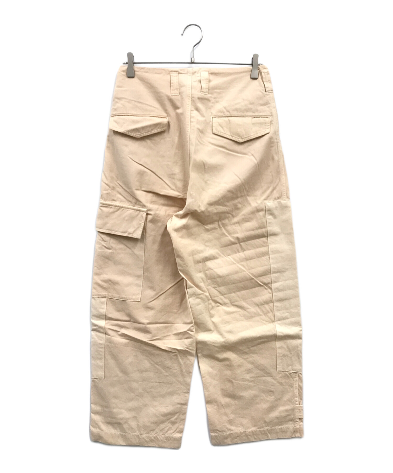 amachi. (アマチ) Double Knee Cargo Pants/ダブルニーカーゴパンツ/カーゴパンツ/ダブルニーパンツ/010C ベージュ  サイズ:4