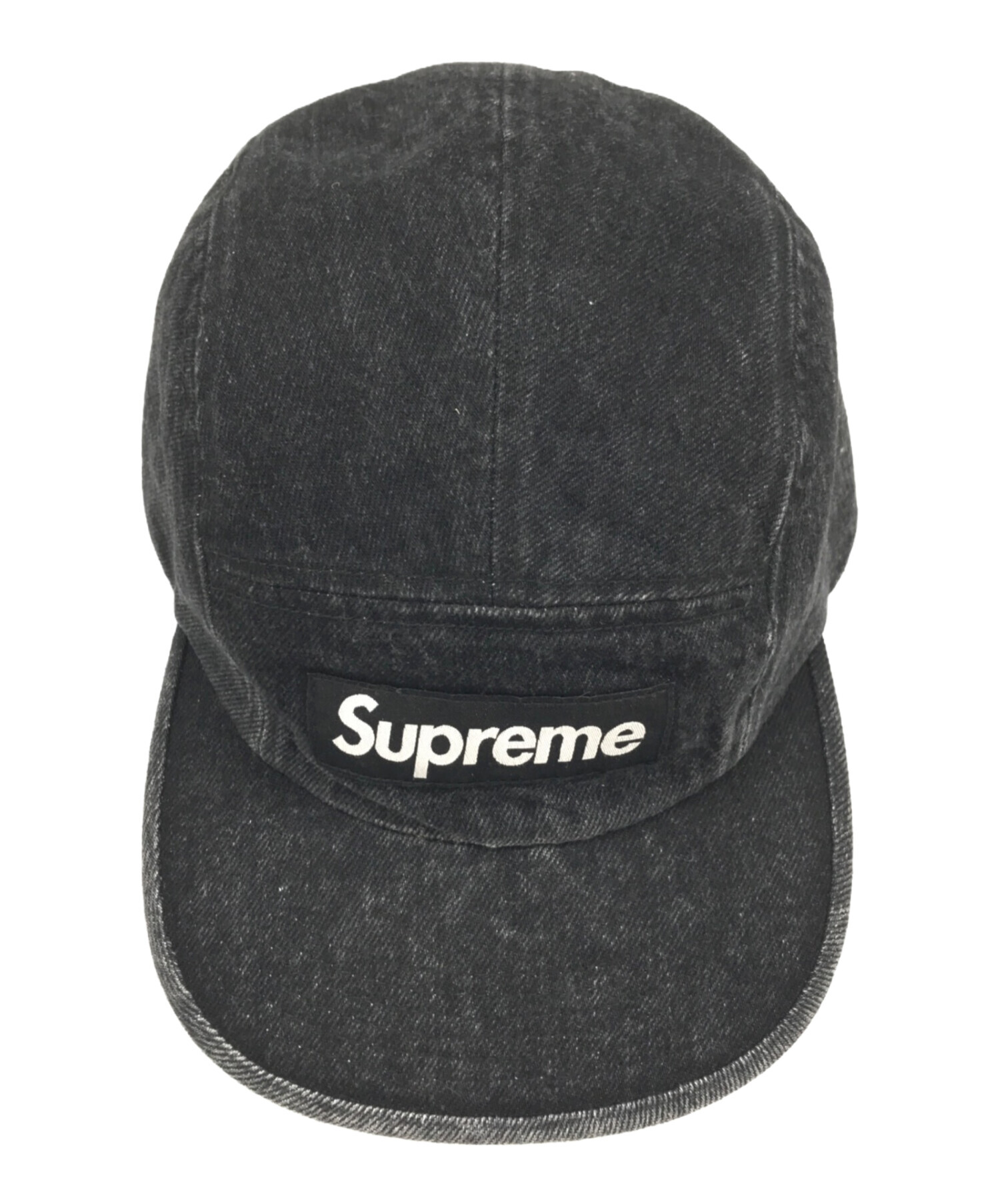 Supreme (シュプリーム) 24SS/ Denim Camp Cap/デニムキャンプキャップ/デニムキャップ ブラック