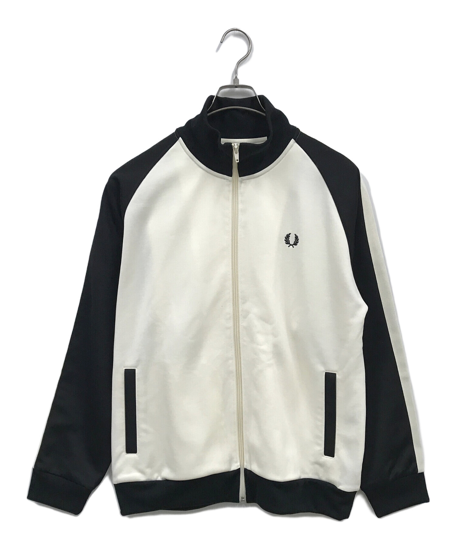 中古・古着通販】FRED PERRY (フレッドペリー) BEAMS (ビームス) トラックジャケット/FZ2677 ホワイト×ブラック  サイズ:Ｌ｜ブランド・古着通販 トレファク公式【TREFAC FASHION】スマホサイト