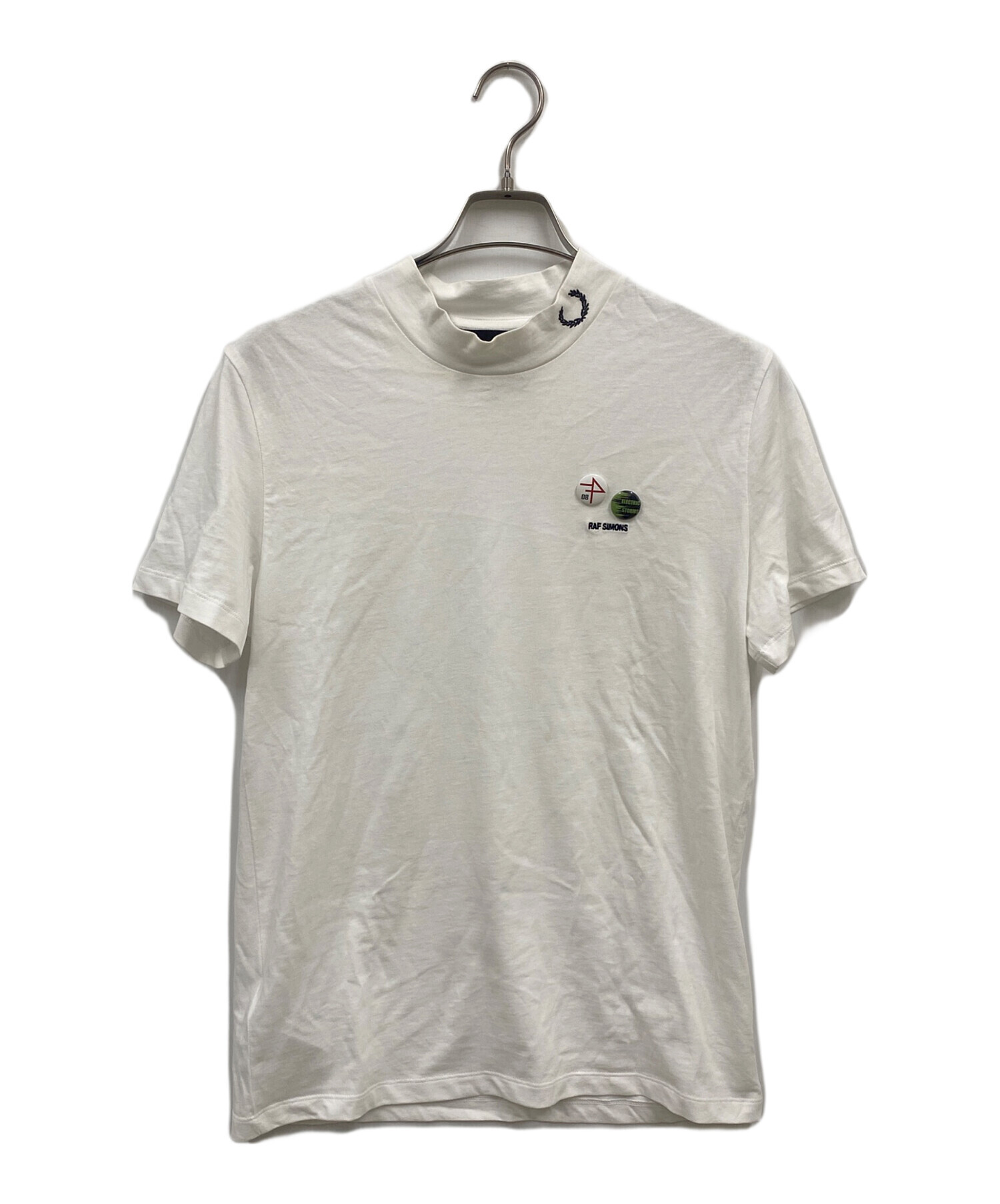 中古・古着通販】RAF SIMONS (ラフシモンズ) FRED PERRY (フレッドペリー) RS HIGH NECK T-SHIRT /SM4205/Tシャツ ホワイト サイズ:Ｓ｜ブランド・古着通販 トレファク公式【TREFAC FASHION】スマホサイト