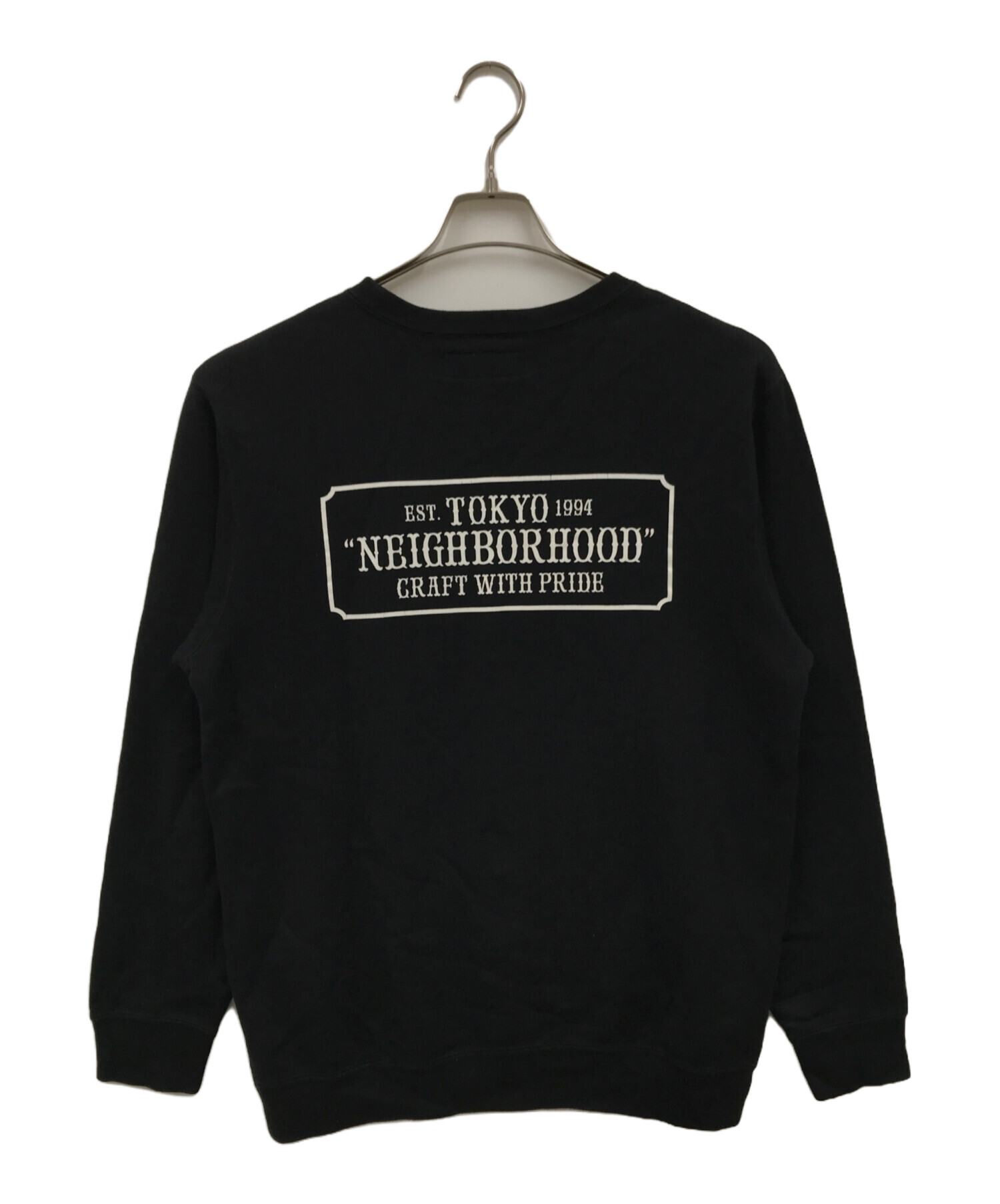 中古・古着通販】NEIGHBORHOOD (ネイバーフッド) CLASSIC-S/C-CREW.LS/クルーネックスウェット/スウェット/202MBNH-CSM01  ブラック サイズ:S｜ブランド・古着通販 トレファク公式【TREFAC FASHION】スマホサイト