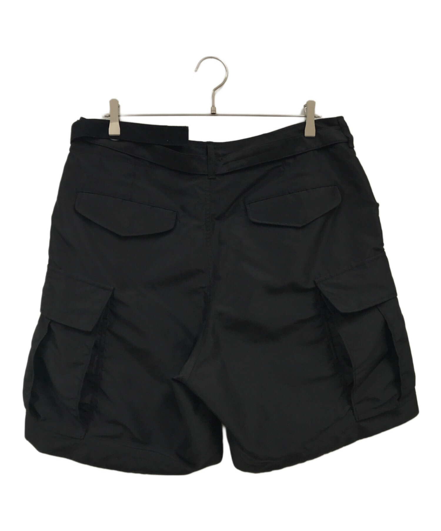 sacai (サカイ) Nylon Twill Shorts/ナイロンツイルショーツ/ハーフパンツ/カーゴパンツ/カーゴハーフパンツ/SCM-203  ブラック サイズ:3