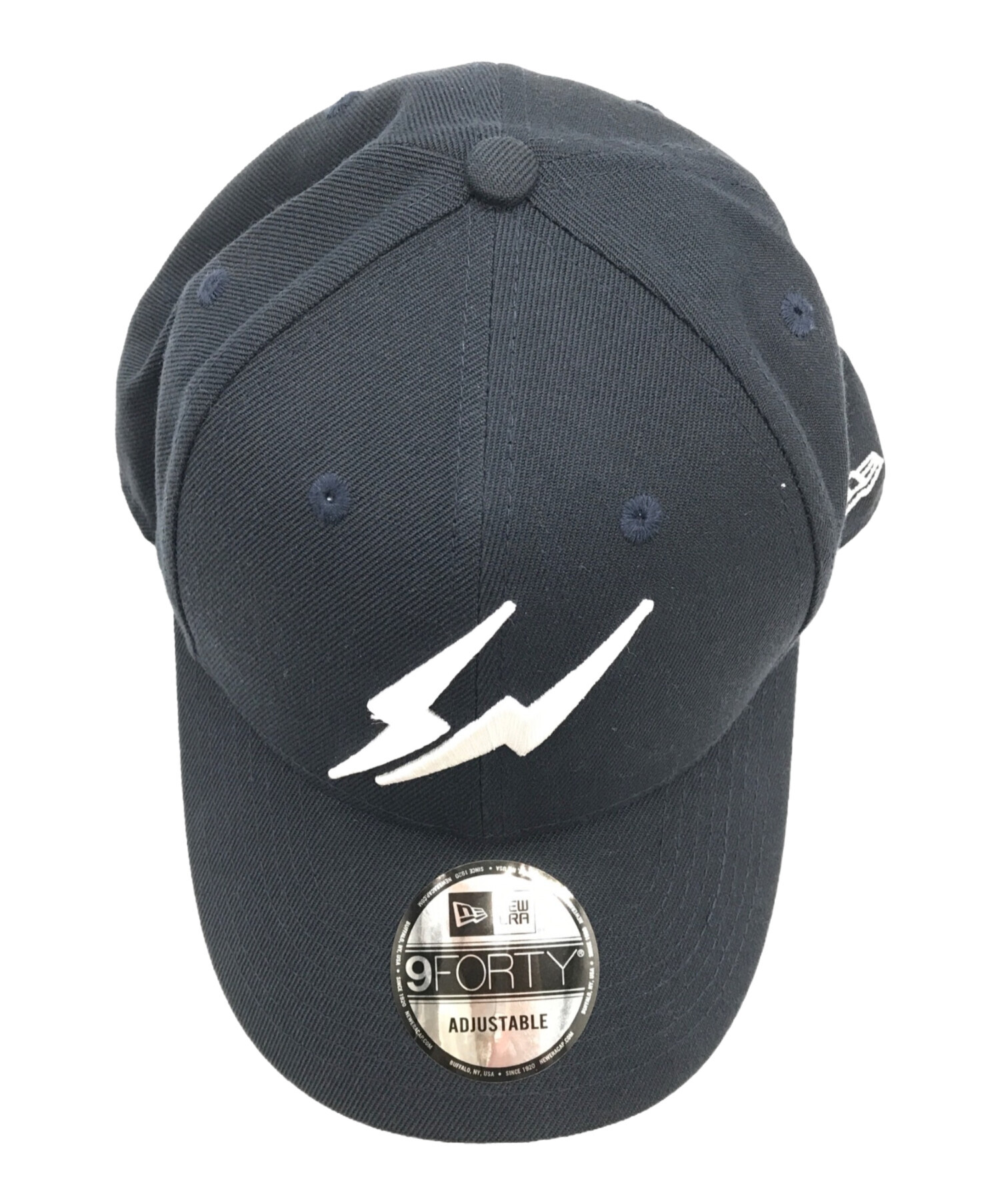 中古・古着通販】New Era (ニューエラ) FRAGMENT DESIGN (フラグメントデザイン) 9FORTY サンダーロゴキャップ  ネイビー｜ブランド・古着通販 トレファク公式【TREFAC FASHION】スマホサイト