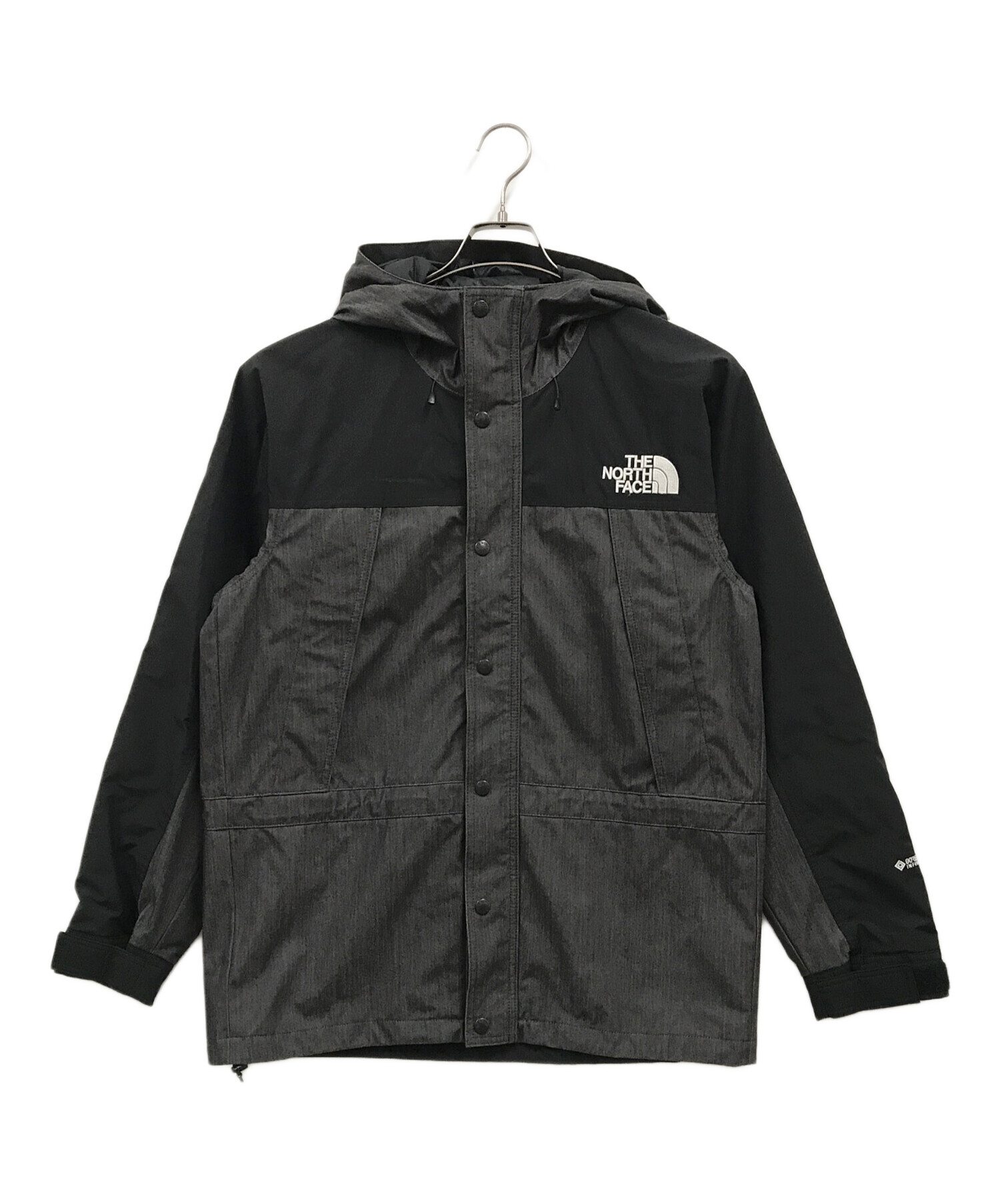 中古・古着通販】THE NORTH FACE (ザ ノース フェイス) GORE-TEX/ゴアテックス/MOUNTAIN LIGHT DENIM  JACKET/NP12032/ジャケット/マウンテンパーカー/ナイロンジャケット ブラック×グレー サイズ:Ｌ｜ブランド・古着通販  トレファク公式【TREFAC FASHION】スマホサイト