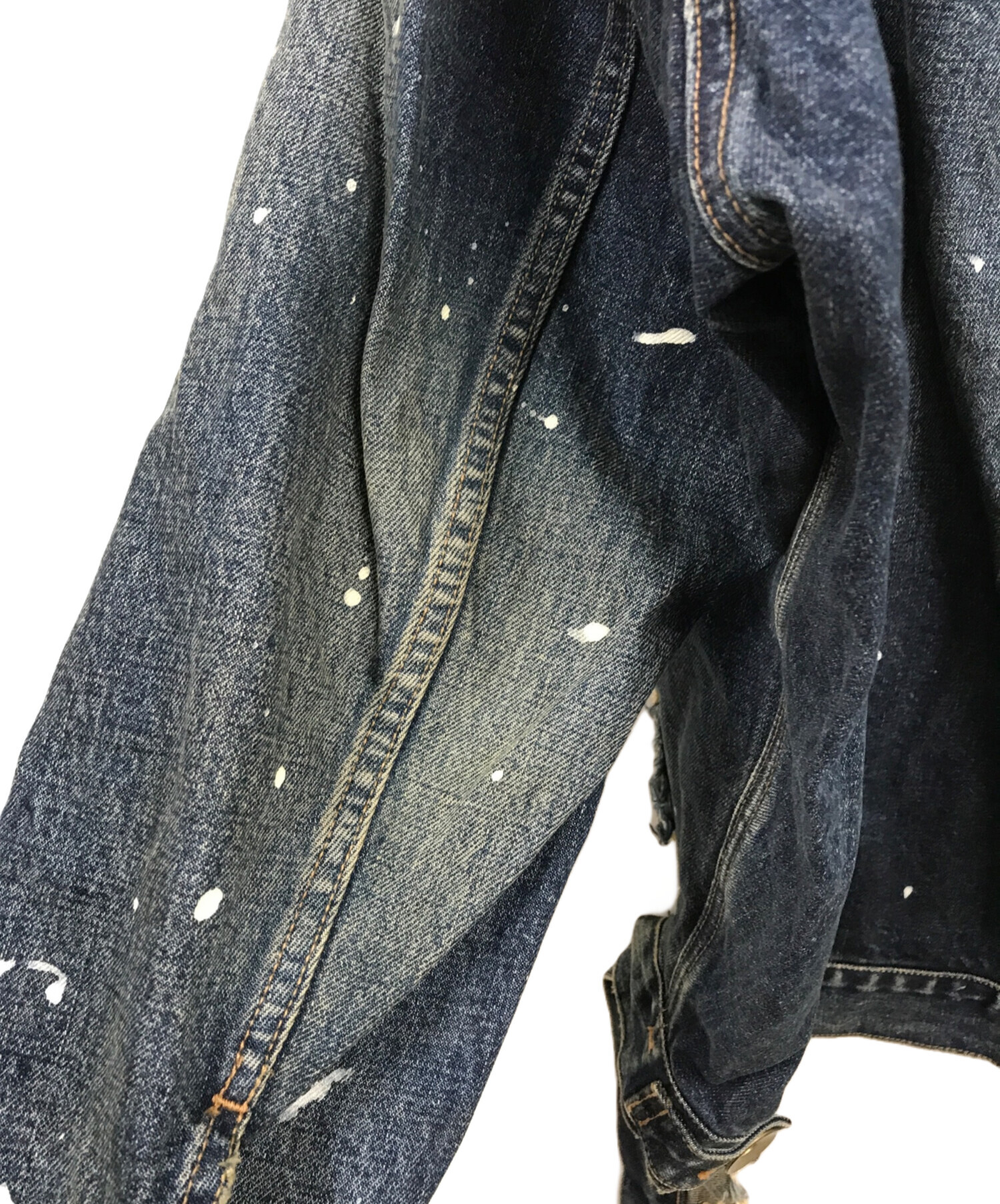 中古・古着通販】Maison MIHARA YASUHIRO (メゾン ミハラ ヤスヒロ) Draped Denim Jacket/リメイクジャケット/ 再構築ジャケット/デニムジャケット/A08BL022 インディゴ サイズ:44｜ブランド・古着通販 トレファク公式【TREFAC  FASHION】スマホサイト